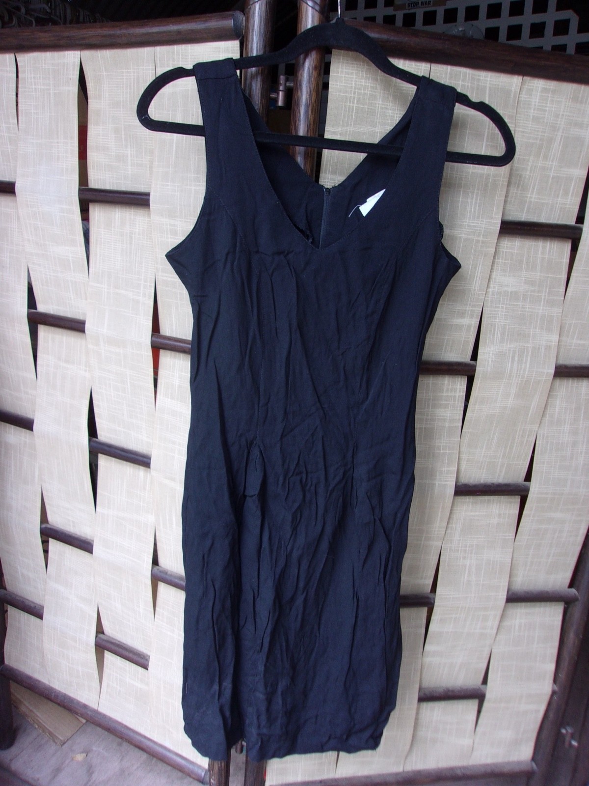 Lot Vintage Glamorous Black Dress Cocktail Mod Festive Velvet Silk McClintock