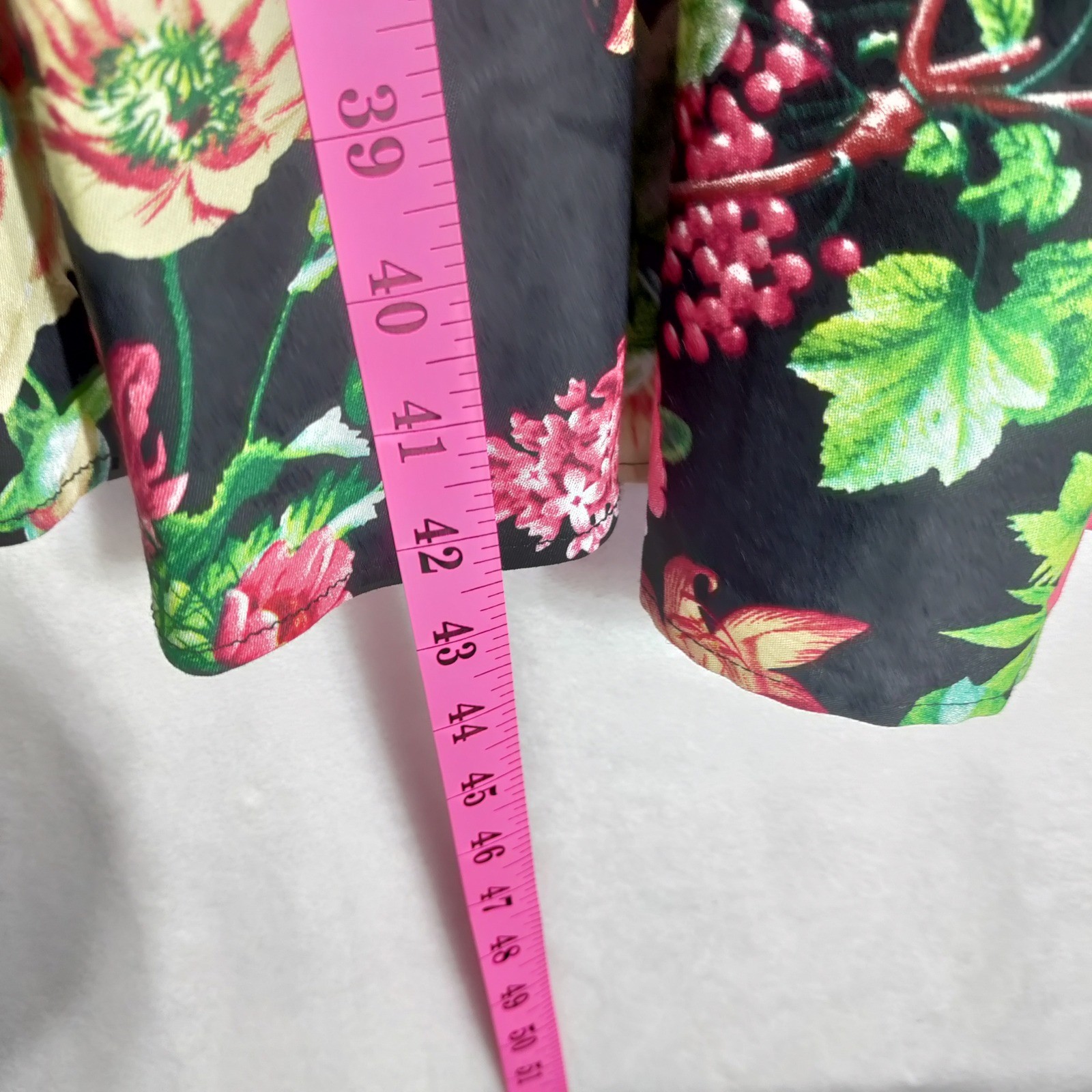 Belle Poque Floral Fit and Flare Dress XL Black Pink Sweetheart Retro Rockabilly