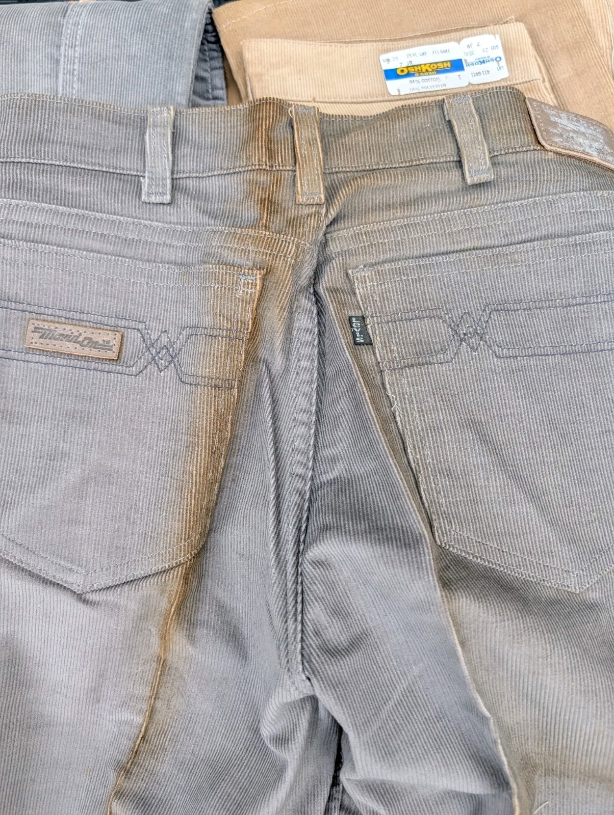 Vtg Lot NOS Levi’s Oshkosh Sedgefield Women’s Corduroy Pants USA Wholesale NWT