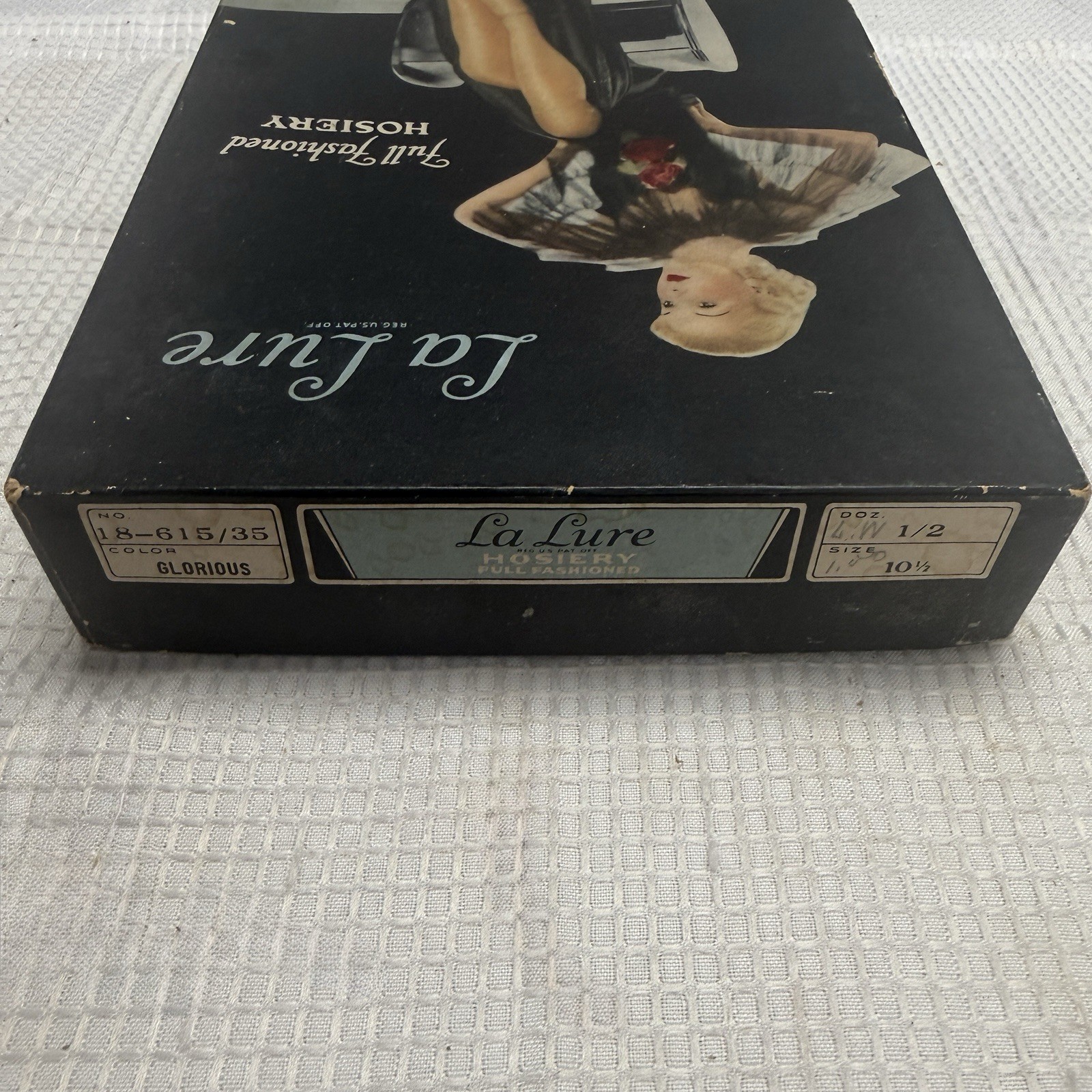 3 Pairs Vtg 50s Glorious 10.5 Rayon Hosiery Stockings Seams New Full Fashioned