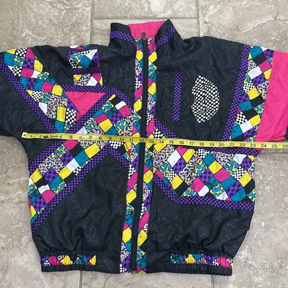 Vintage Lavon Patchwork Checkered Paisley Jacket M