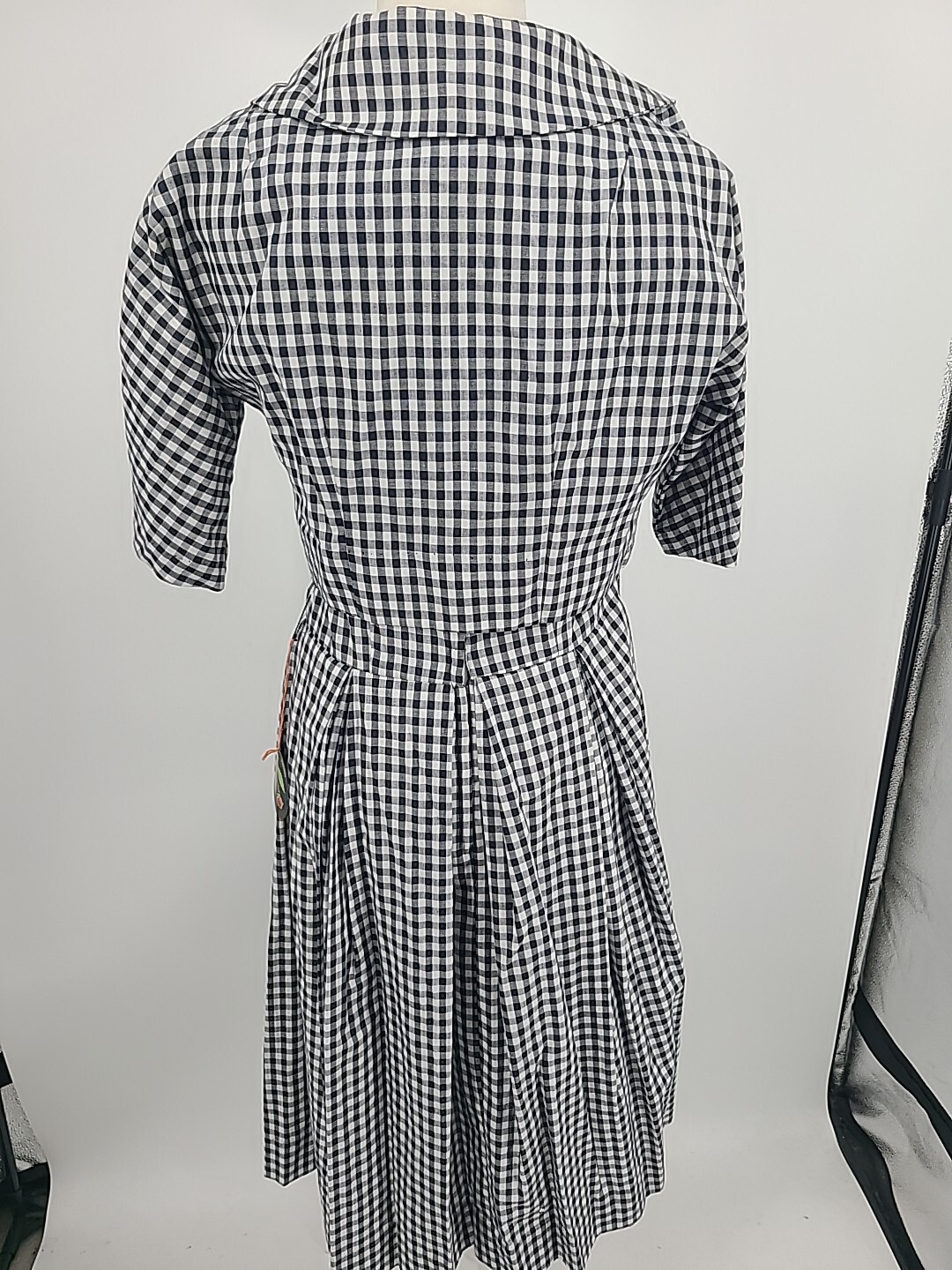 Vintage Deadstock Henry Rosenfeld Black & White Checkered Dress With Jacket