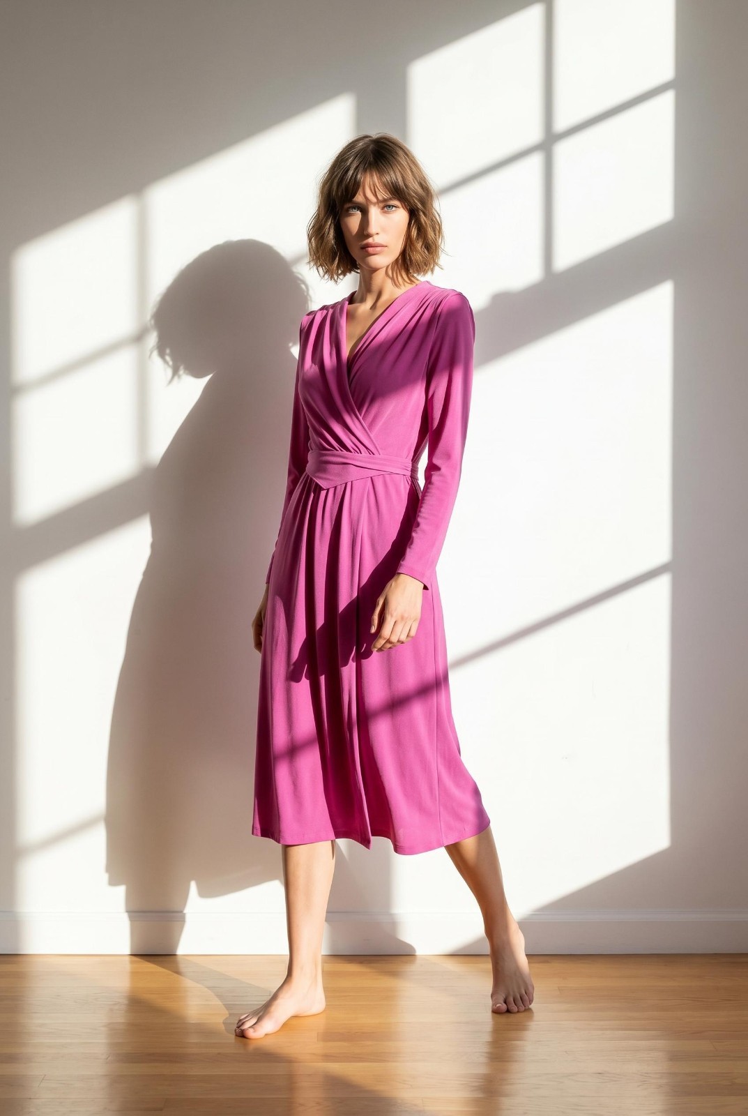 Vintage Late 70’s or 80’s Mary Martin for Rainbow of California Pink Dress M