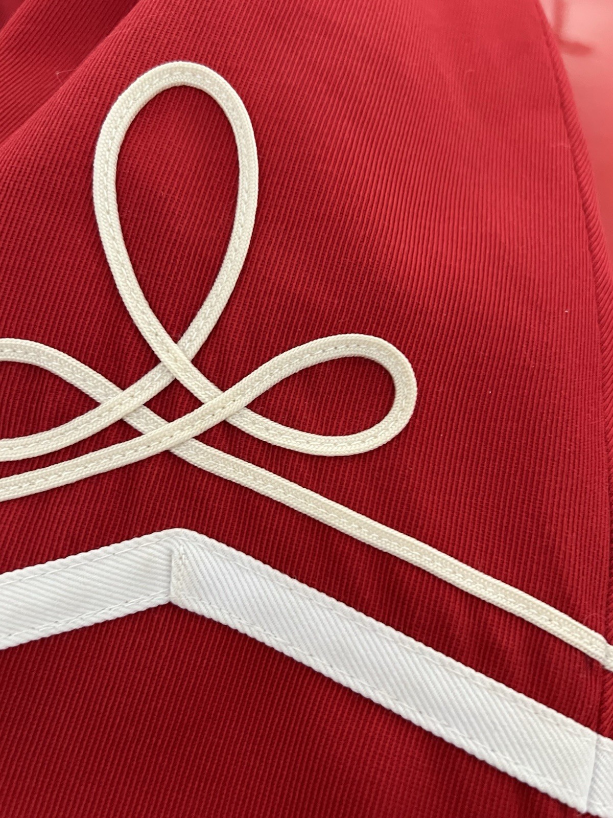 Vintage Stanbury Wool Red And White Military Style Marching Band Jacket 38
