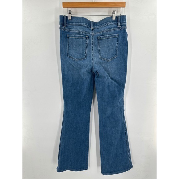 Spanx Flare Jeans Vintage Indigo Blue High Rise Large