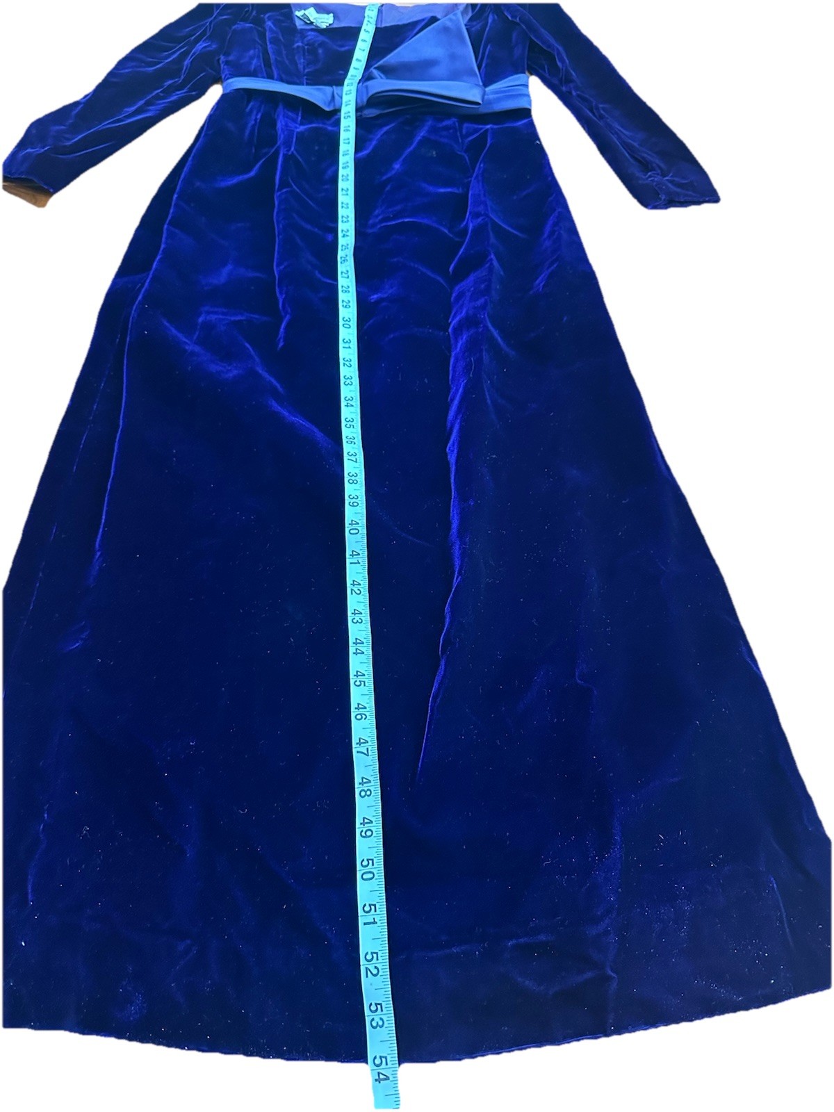 Vintage Lee Jordan Purple Velvet Formal Dress Size 12 Made In USA