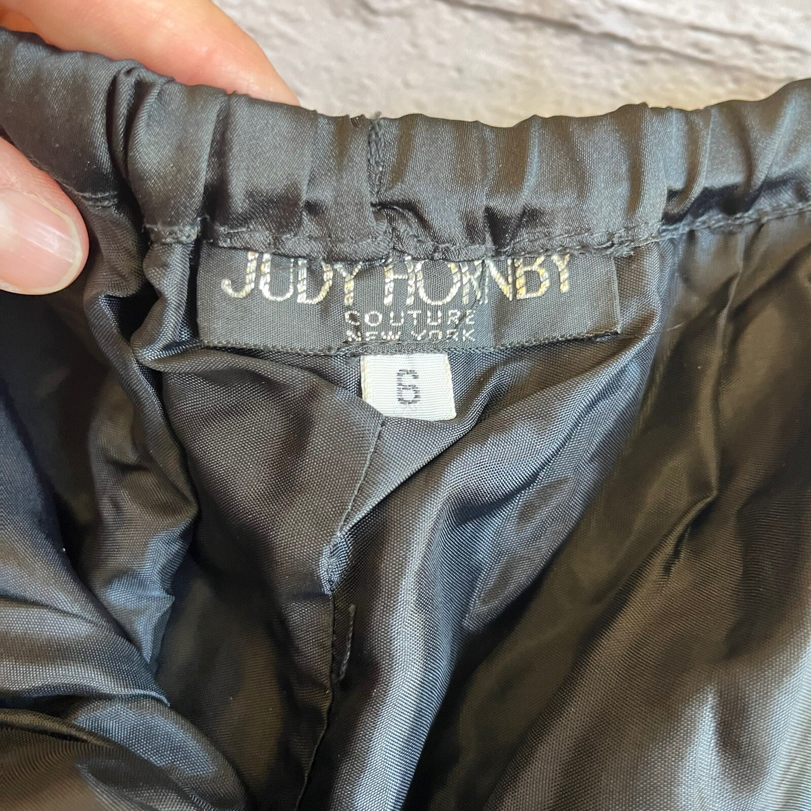 Judy Hornby Couture New York Vintage 80s Pants Retro Classic 6 Designer Luxury