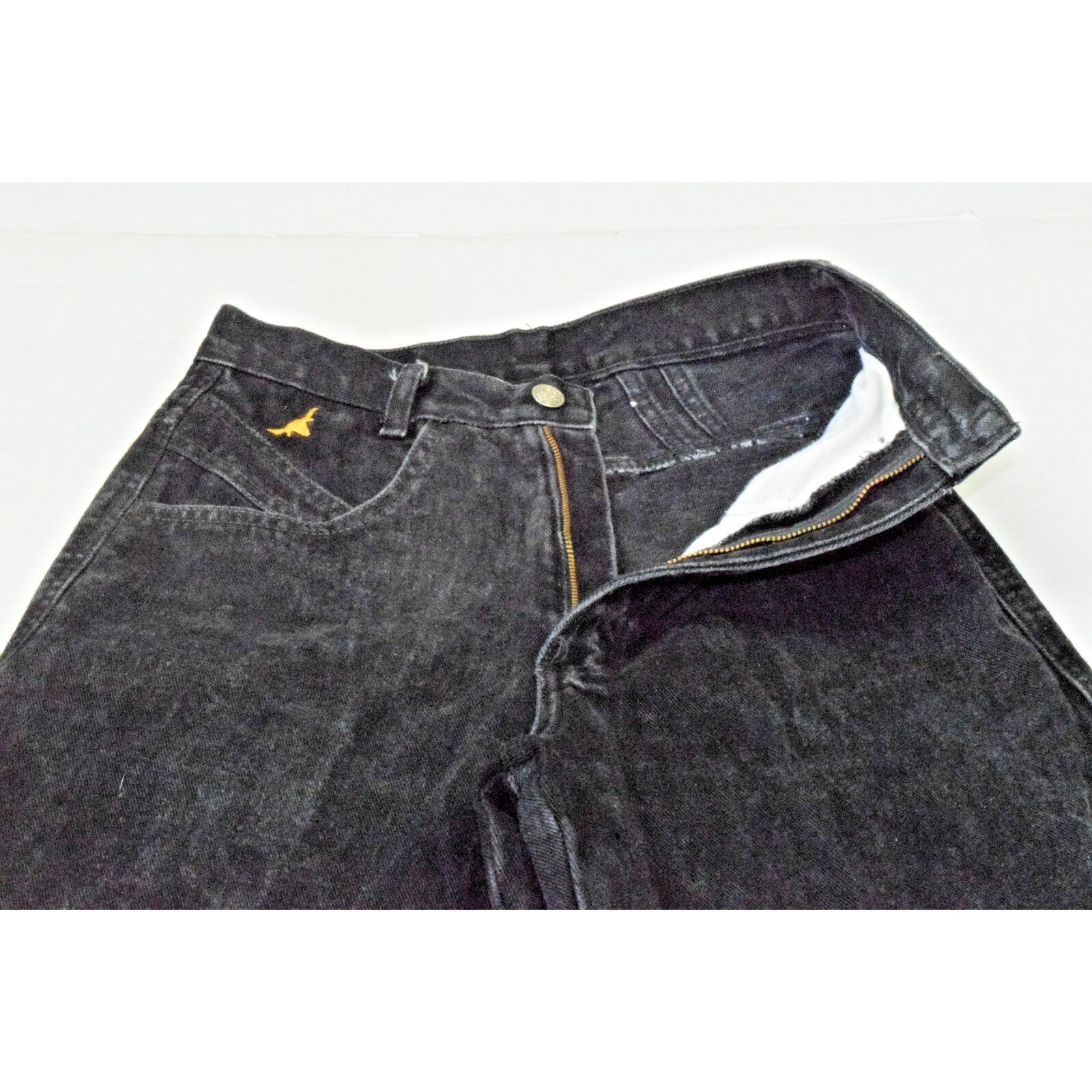Vintage Jeans Jewells Classic Size 26 x 35.5 90s Western Wear Black Long Made US