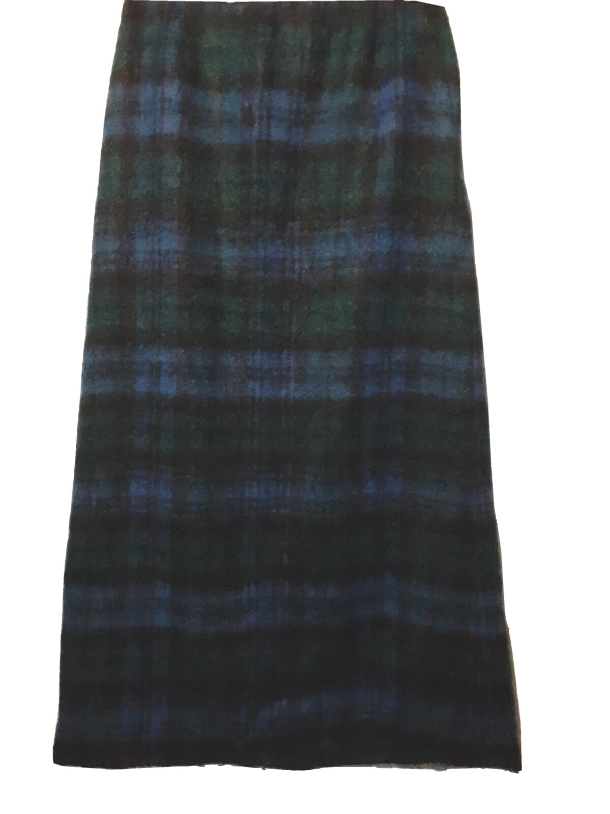 RANNOCH DESIGNS SCOTLAND VINTAGE MOHAIR WOOL CHECK LONG SKIRT SIZE AU 12 TARTEN