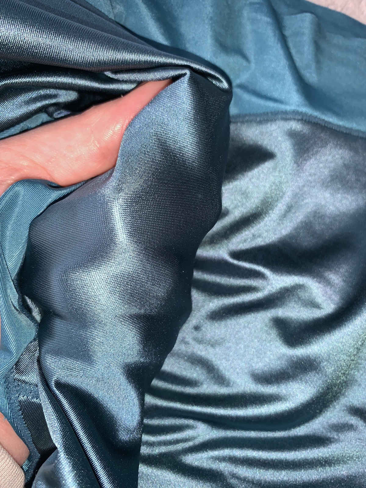 NEW Glossy Secret Stretch Satin 1X Briefs Panties SILKY Nylon Full Coverage