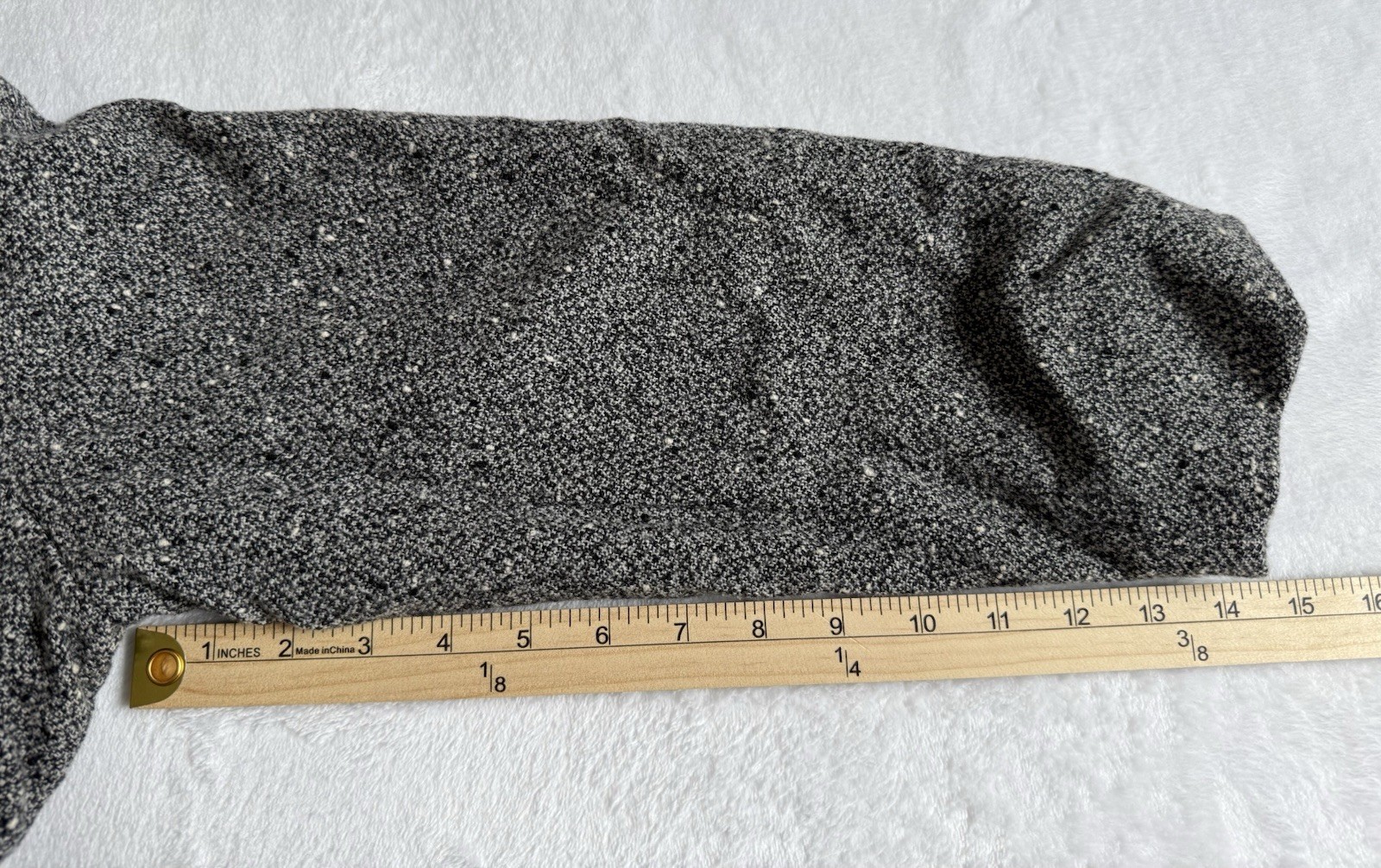 Vintage Pendleton Black & White Wool Blend Made In USA Size 16