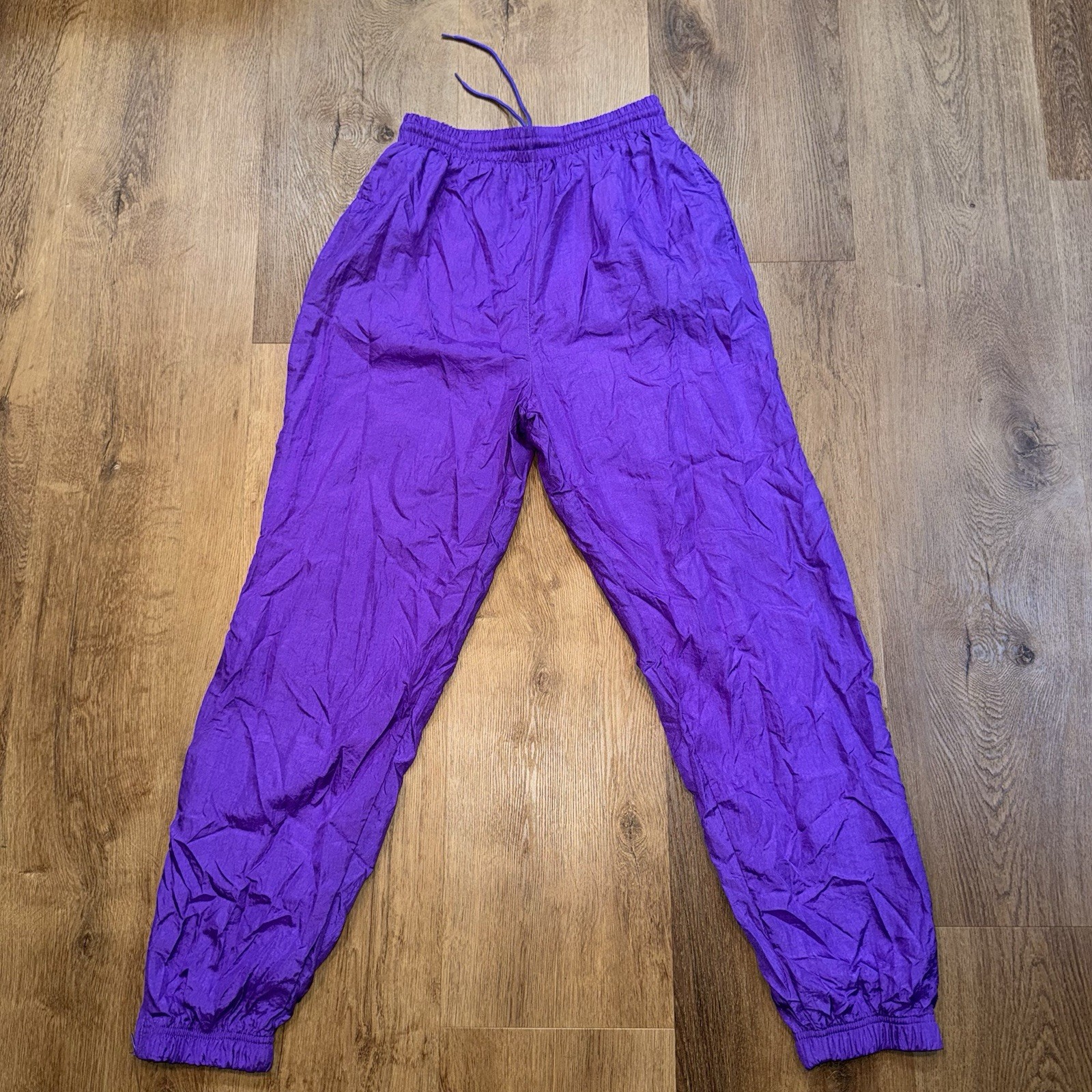Vintage Casual Isle Track Suit Womens Medium Jacket Pants Set Nylon 1980s 1990s