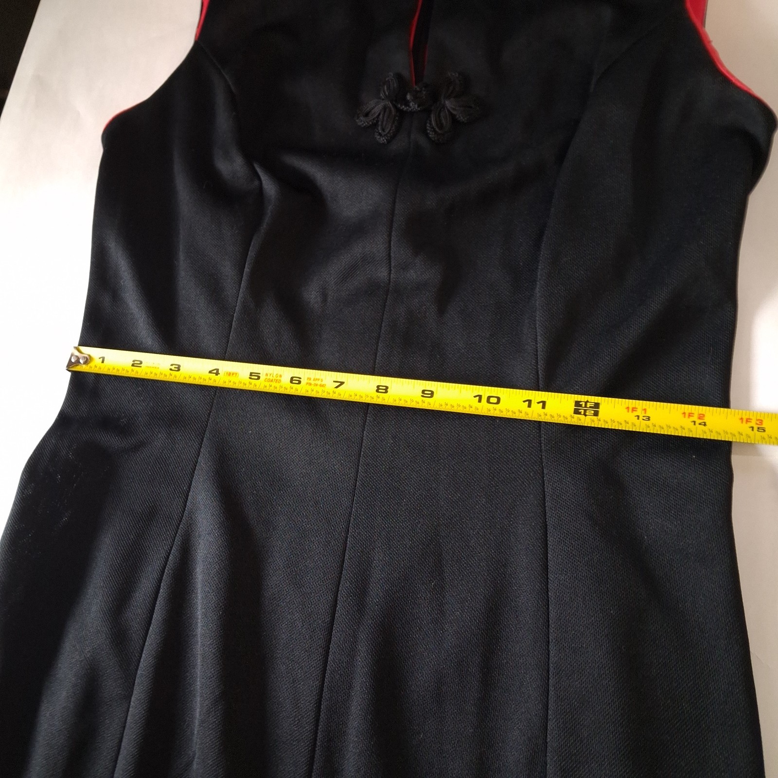 Cheongsam Maxi Gown Dress Mandarin Collar Hollywood Glam Union Label USA Sz 10