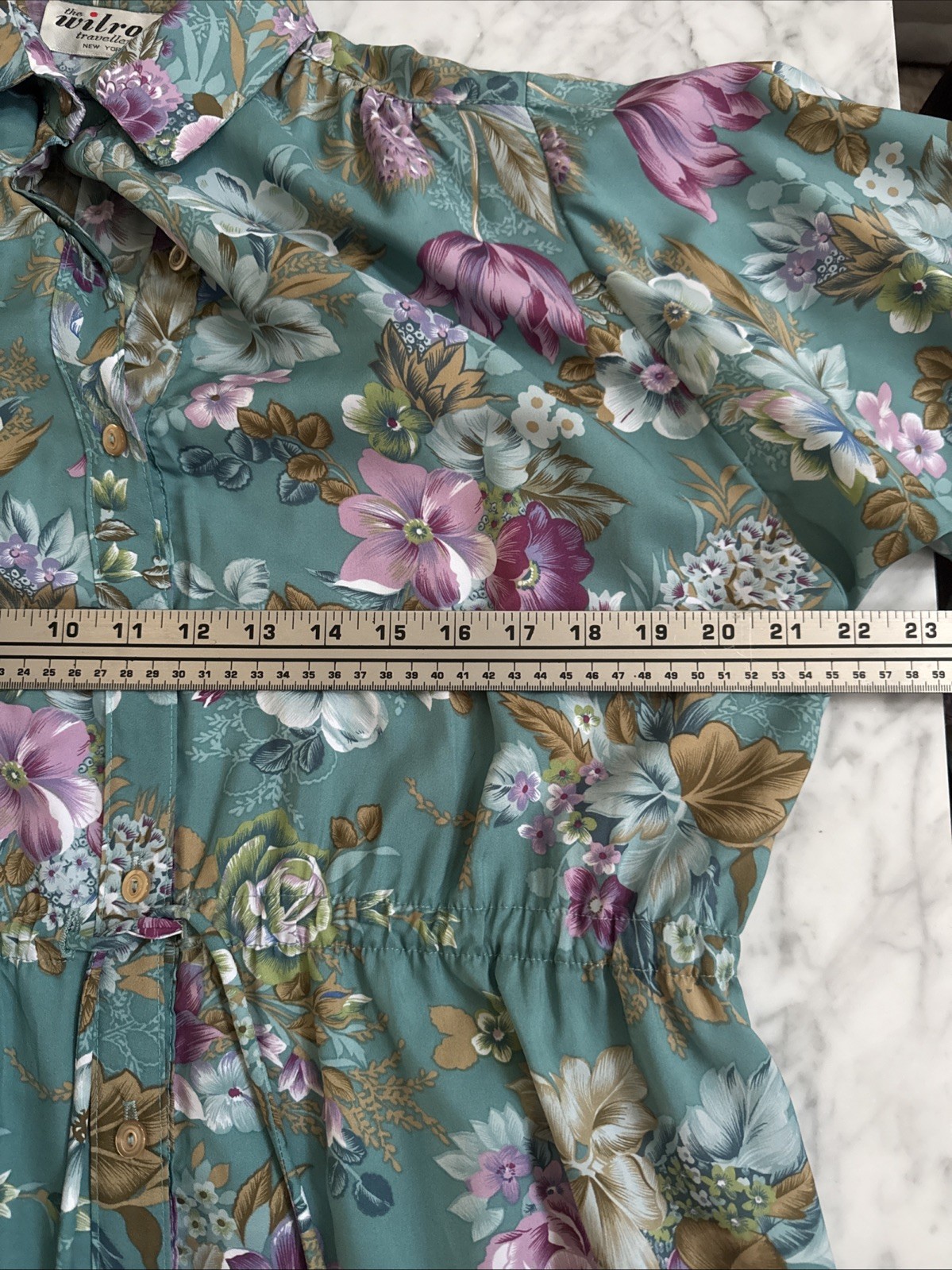VTG The Wilroy Traveler 1970’s Midi Dress SZ 10 Modest Chuch Work