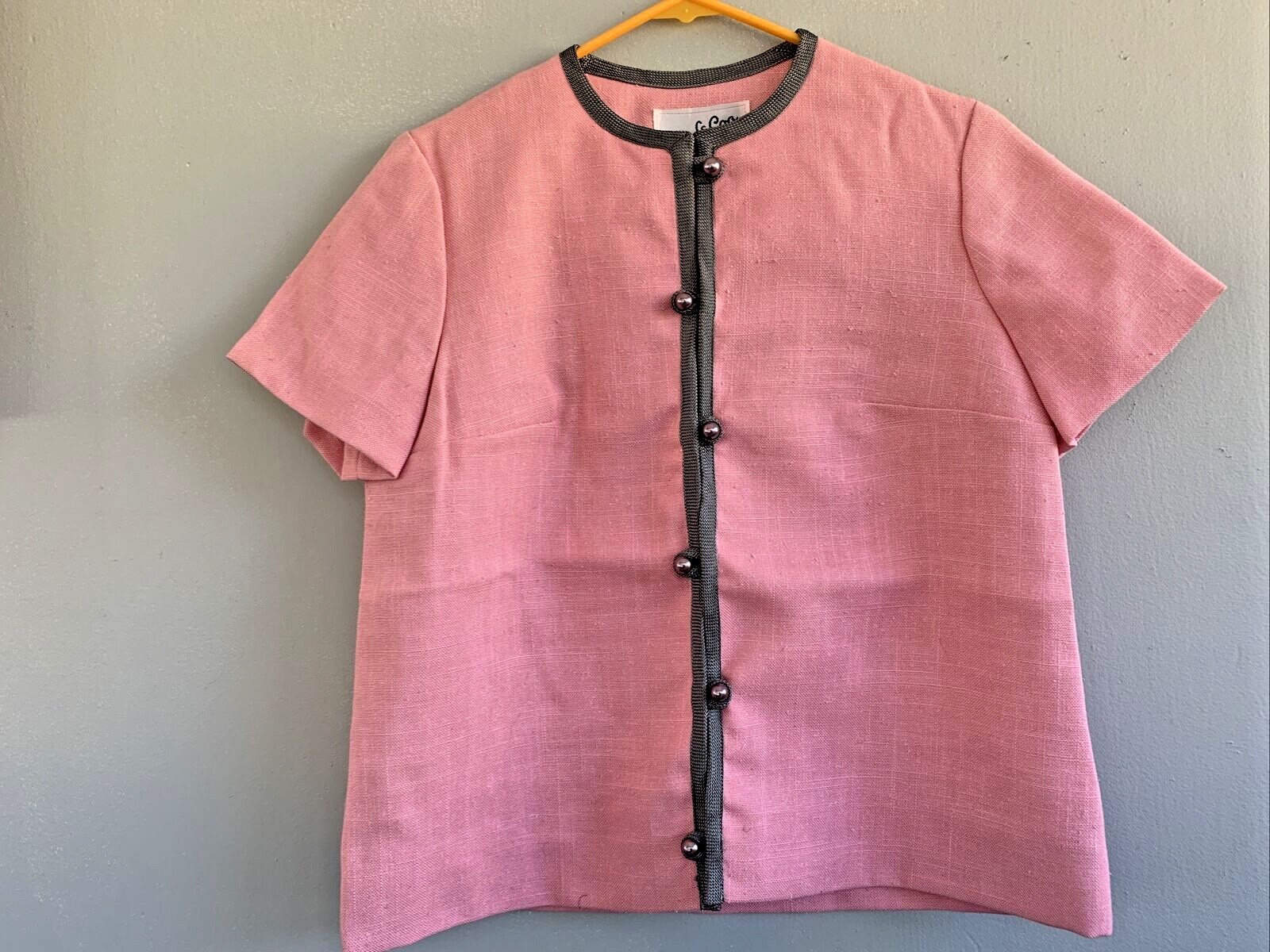 VINTAGE 1950’S PINK JACKET SEPARATES EVE LE COQ CALIFORNIA SECRETARY GEEK