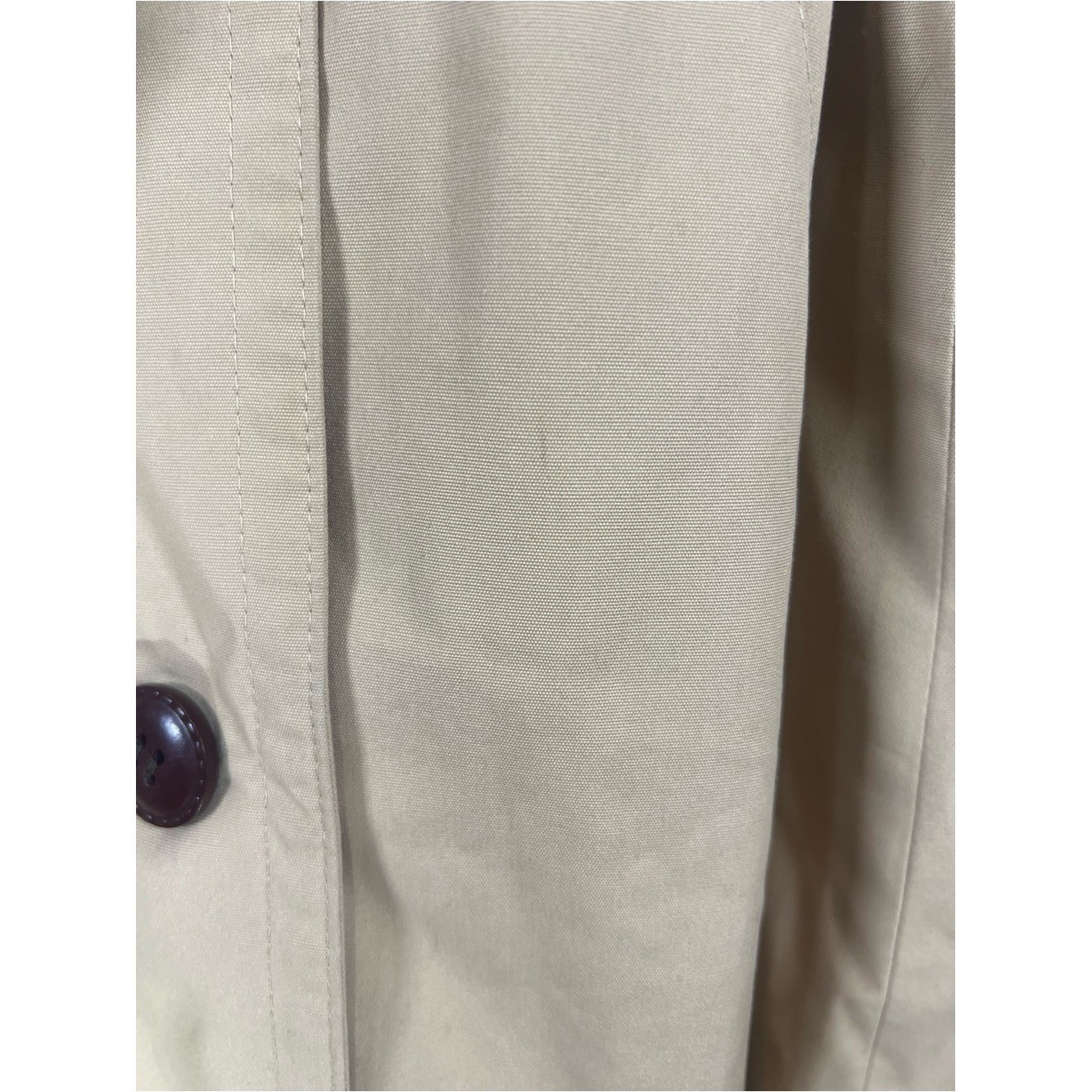 Vtg Etienne Aigner Trench Coat – Leather & Brass Accents – Late 70s/80s SIZE 10