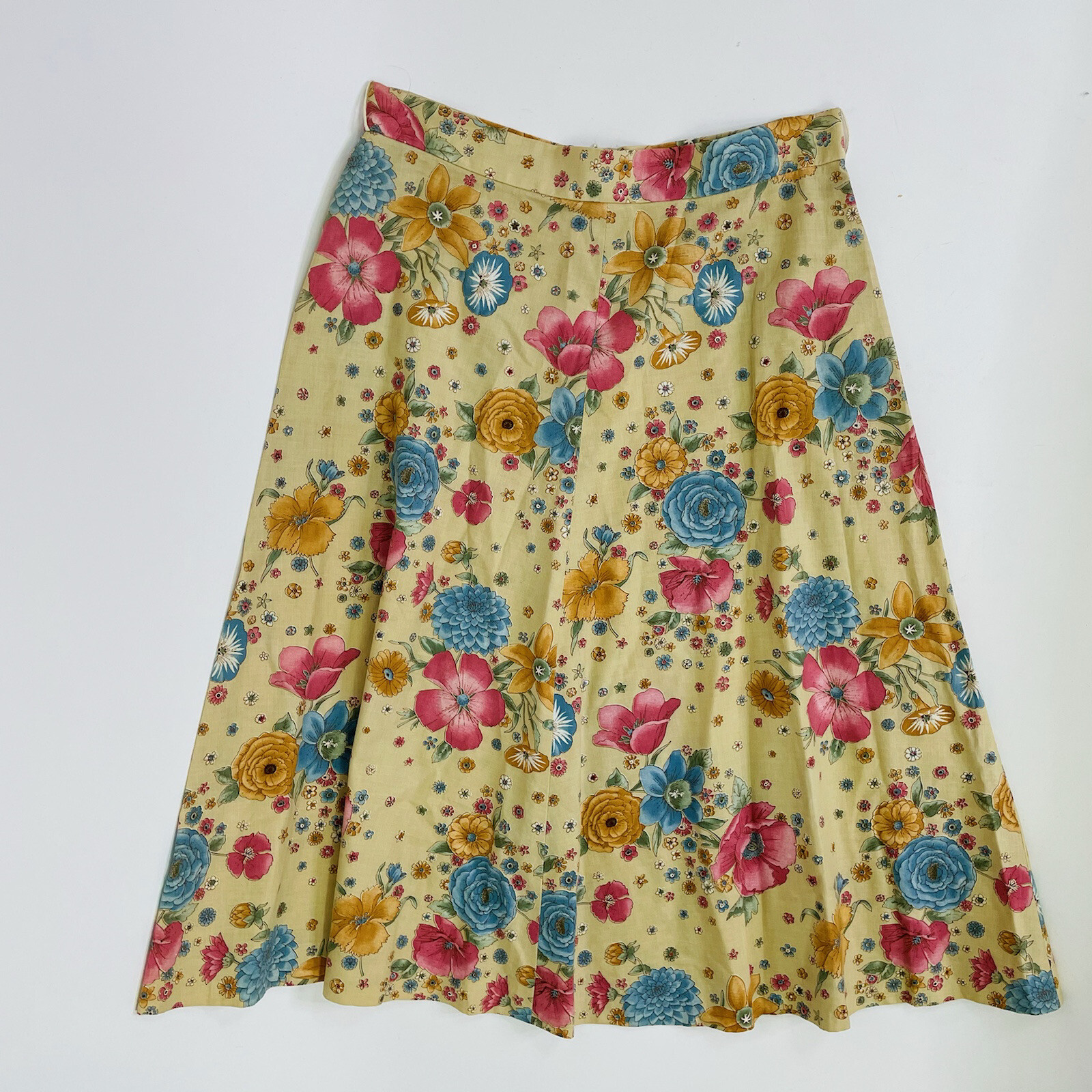 Vintage Century Of Boston Cottage Core Floral A-Line High Rise Skirt 29 Womens