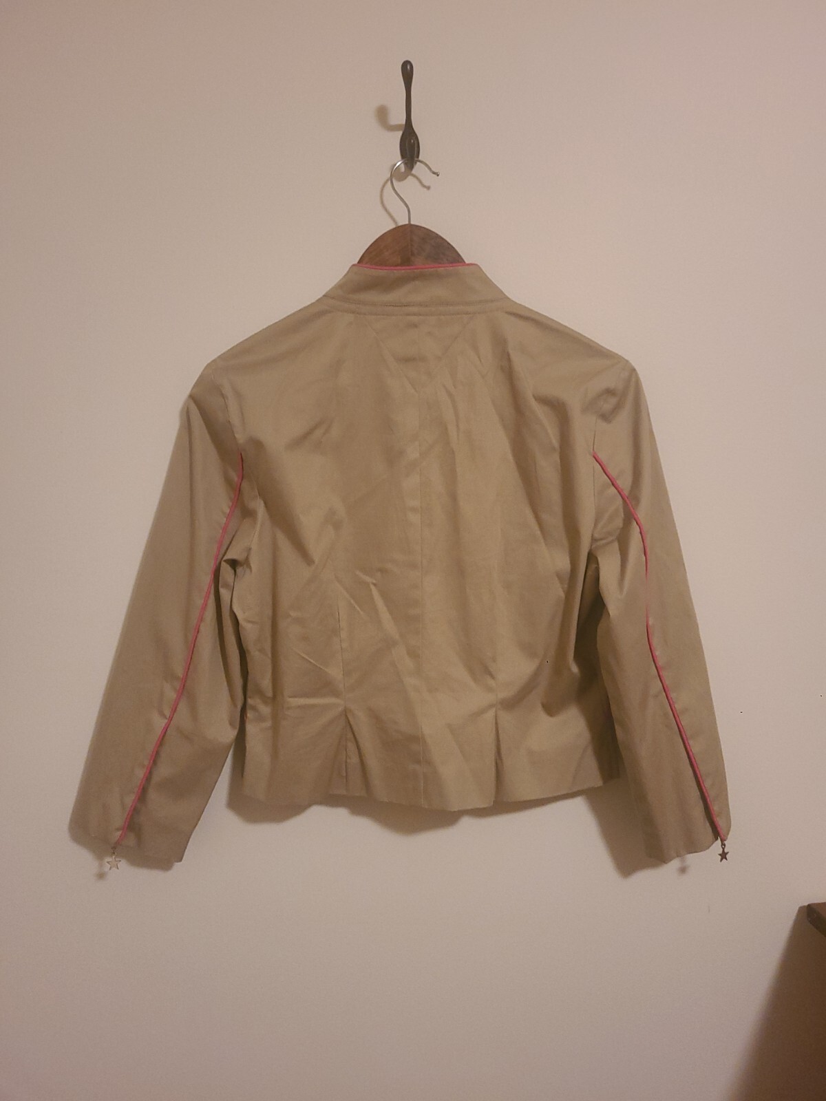 Vintage Retro Jacket Pants Set Suit Tommy Hilfiger Tan Pink Barbie Size 3