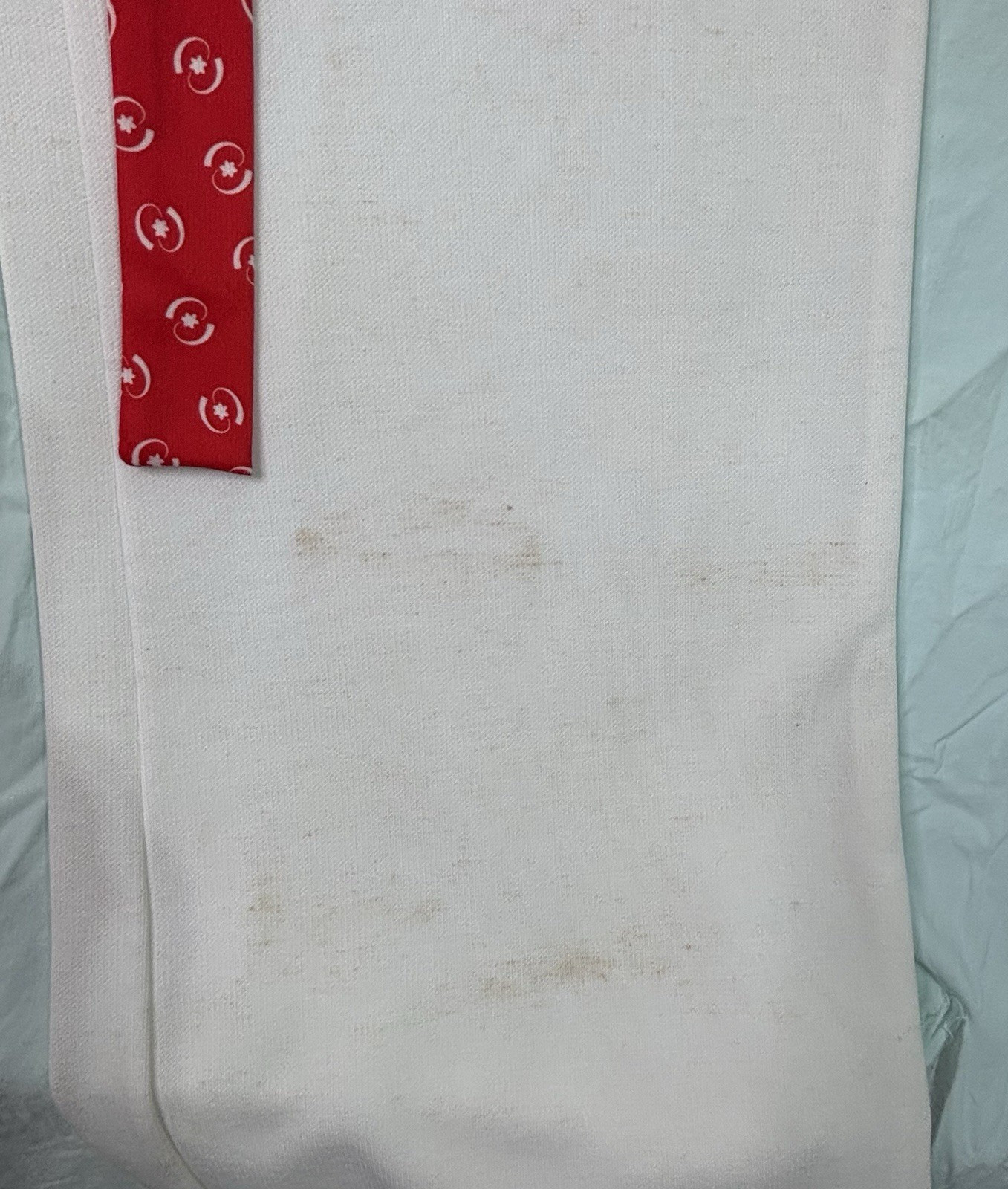 VTG 1970’s Jerell Of Texas Women’s White Zip Front Jumpsuit W/ Red Trim Sz 5?