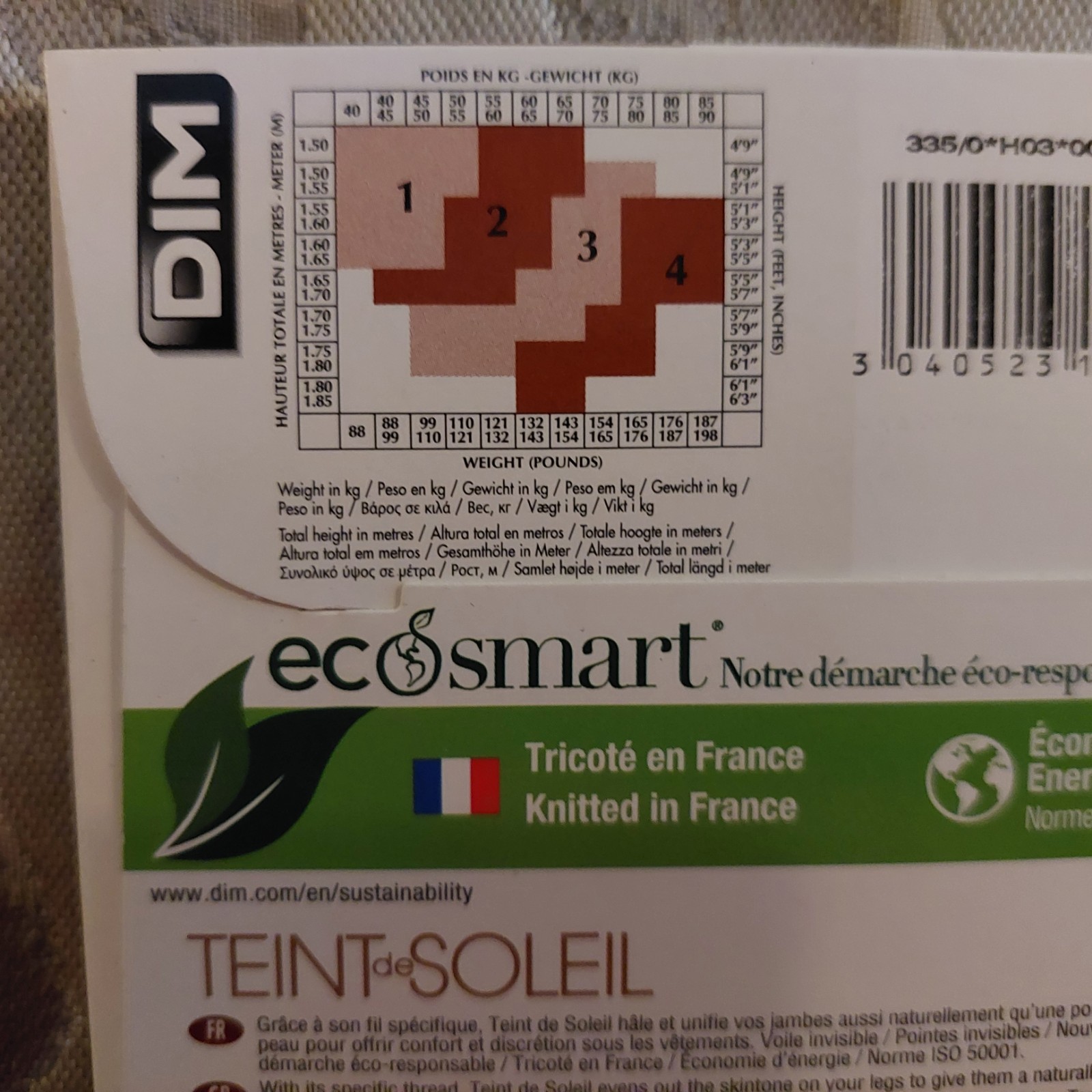 Vintage Pantyhose Dim Effet Bronzé All Sheer Color Terracotta Size 2 BQUE1