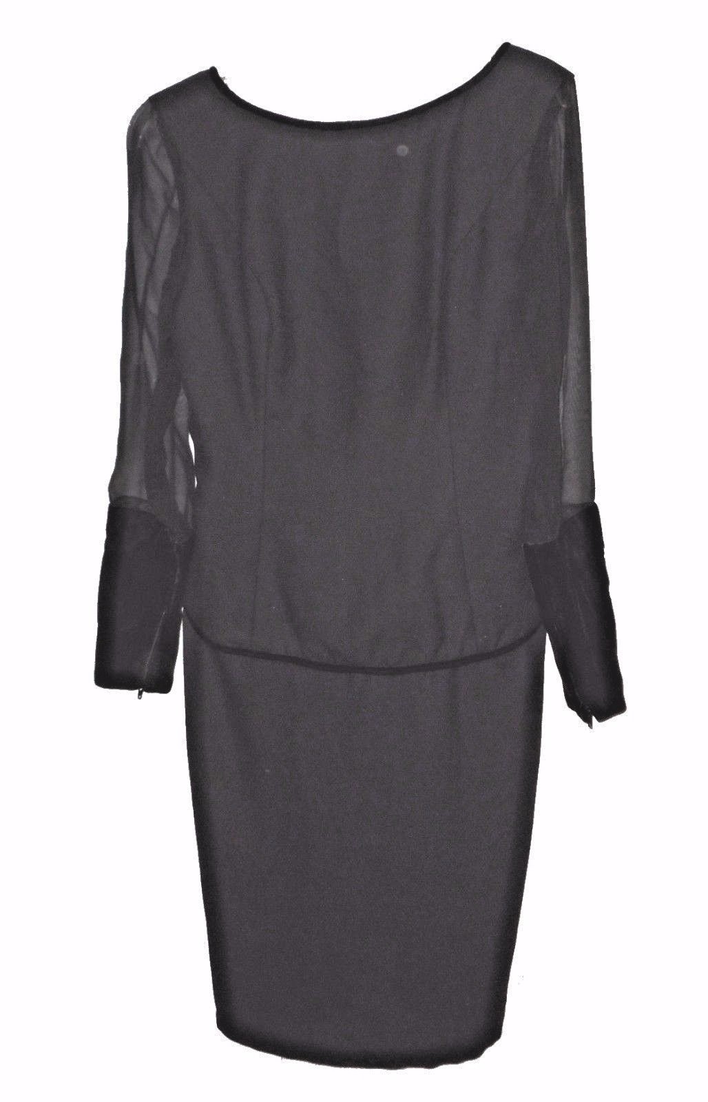 Dress, Vintage, V.C. Boutique, Evening Velour-Crape Lovely, 8