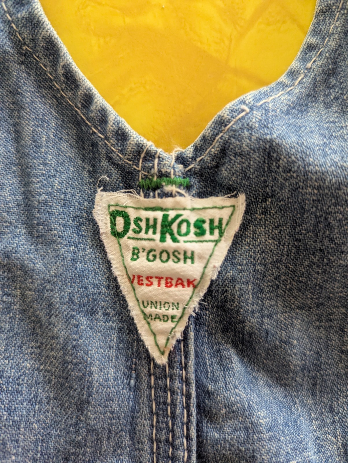 Vintage 70’s Oshkosh B’Gosh Vestback Union Made Sanforized Overalls Size S