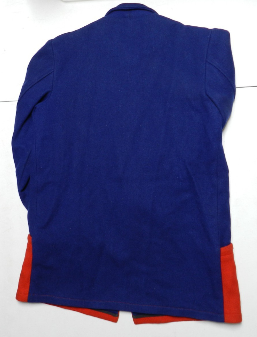 Vintage 1966 High School Letterman’s Jacket Red & Blue Wool Ladies Size 16