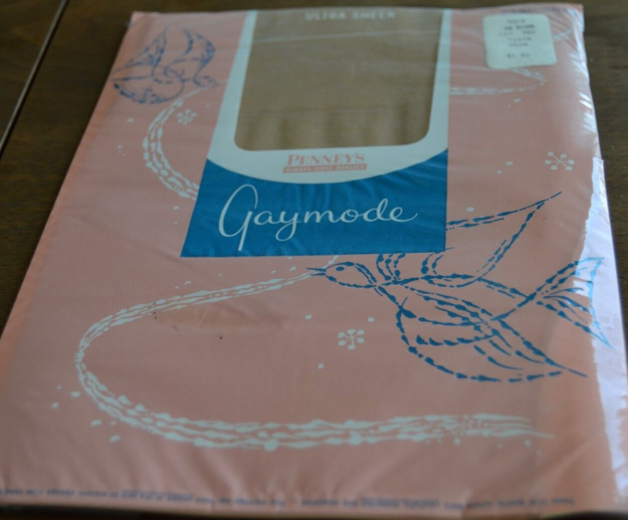 GAYMODE Hosiery Stockings 9 1/2″ Norm 75C PLAIN SEAM Vintage GALA Nylon Penny’s