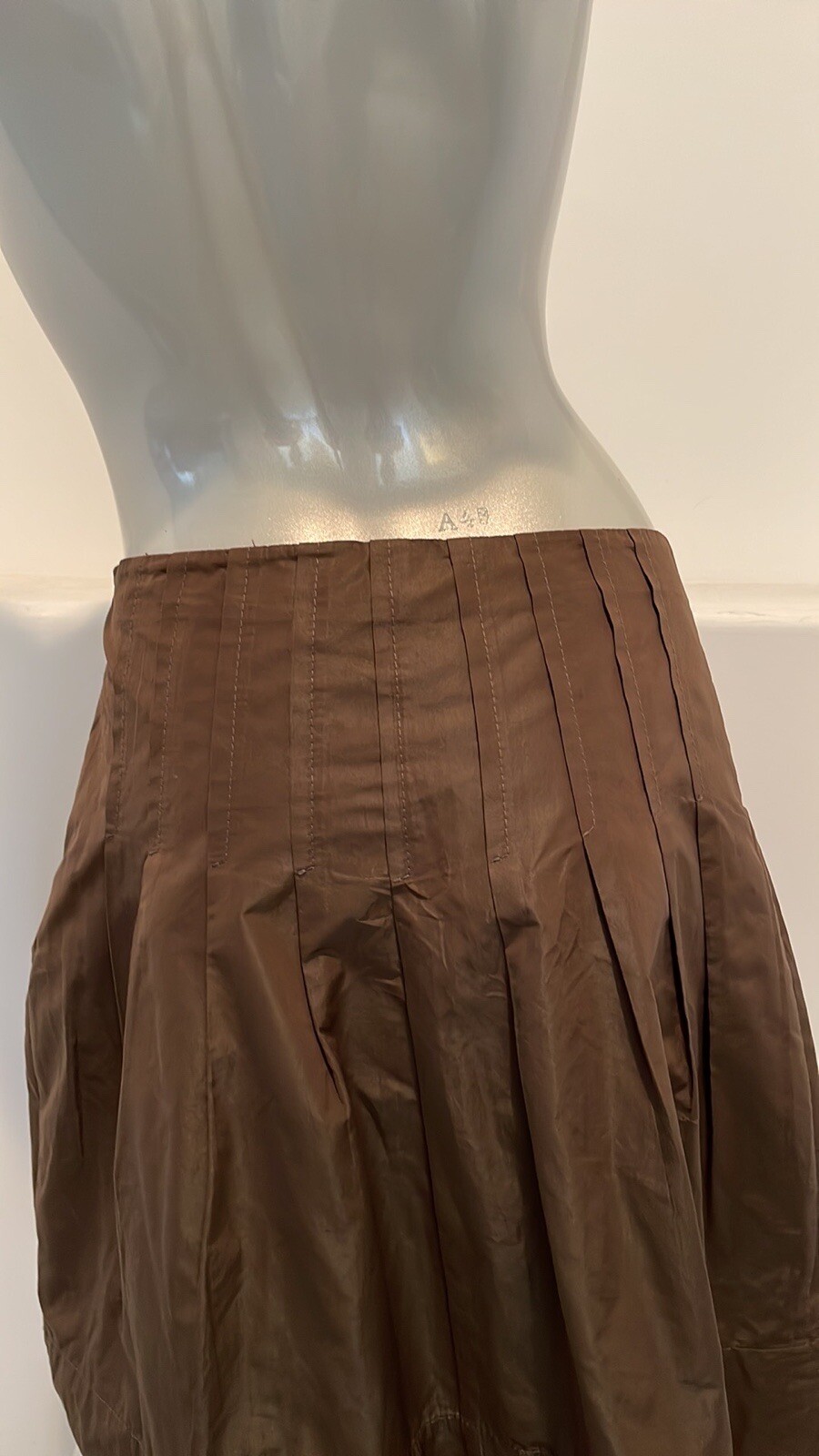 Pamela ” Edwardline” Made In Italy Vintage A-Line Mini Skirt Olive Green Size S