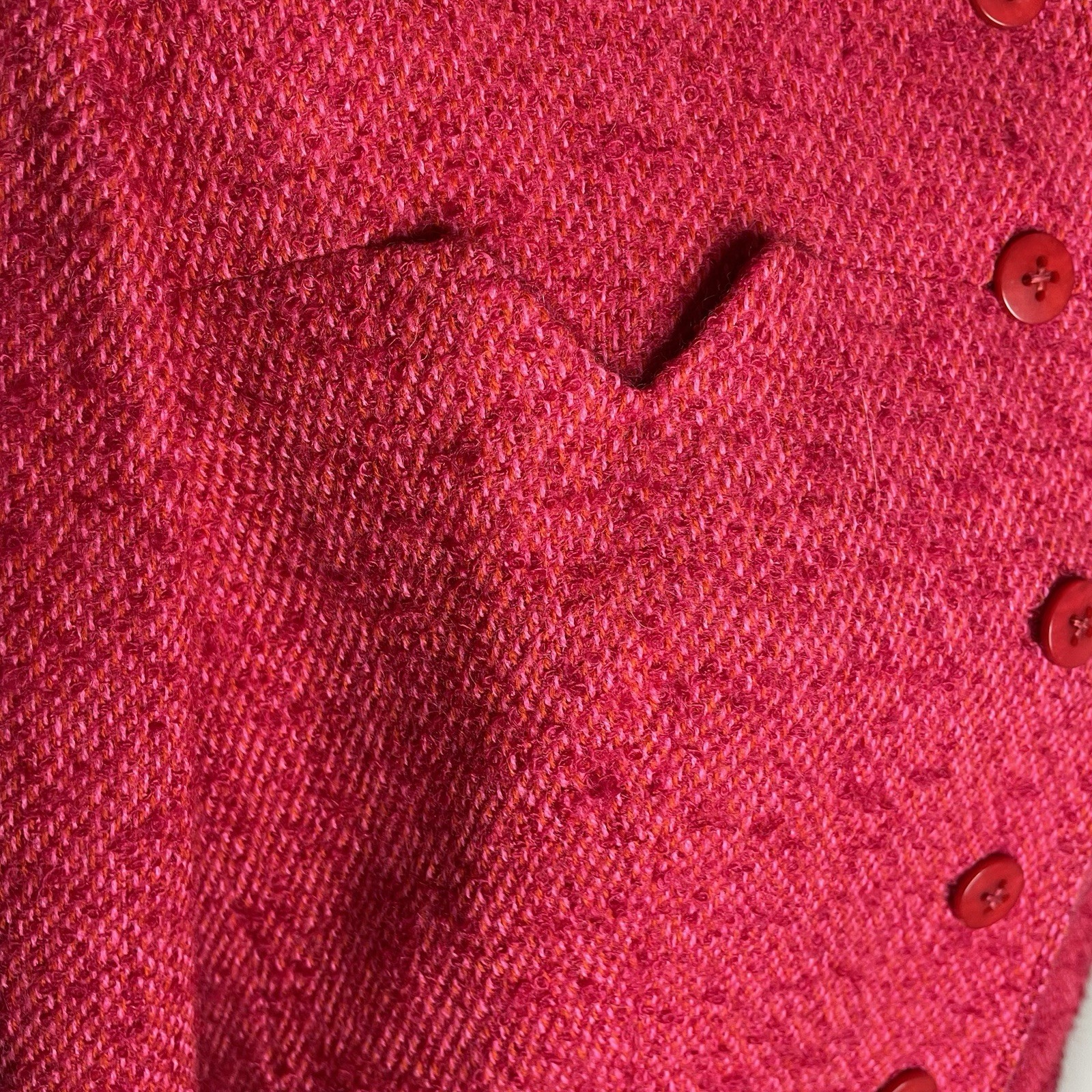 Vintage 60s Jacobson’s by Bardley Pink Tweed Blazer Jacket Boxy