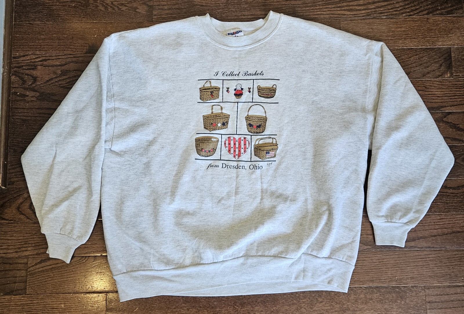 VTG Longaberger Baskets Embroidered Logo 90s Women’s Crewneck Sweatshirt USA 2X
