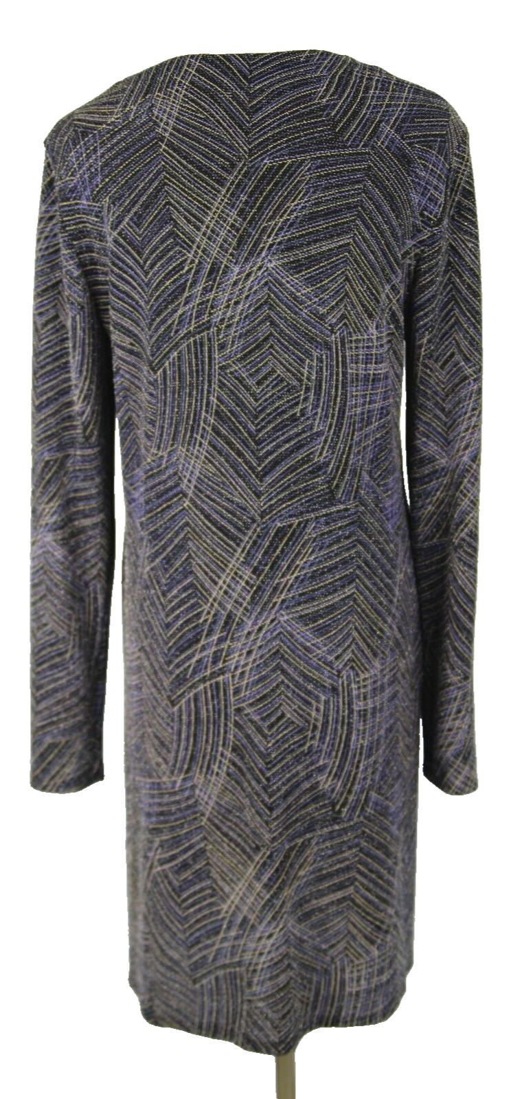Vintage Rabbit Designer Dressy Glitter Cardigan Holiday Three Button Front SZ 16