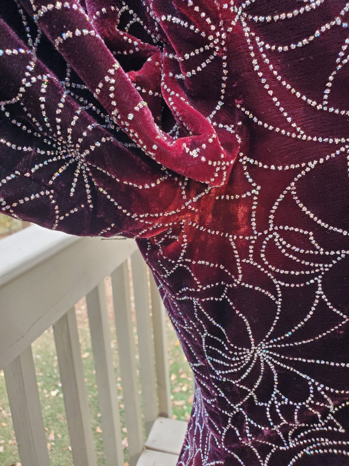 Vintage Geoffrey Beene Dress Rhinestone/Glitter Dress
