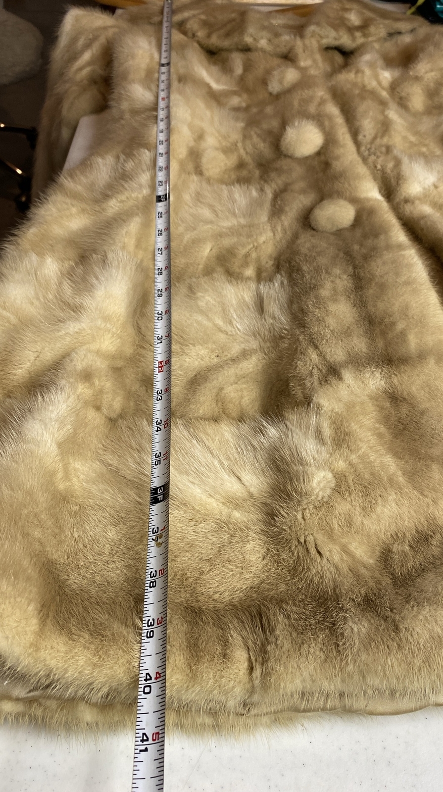 Vtg Fur Coat By GEORGE M. TRAHOS Fur House Athens Greece