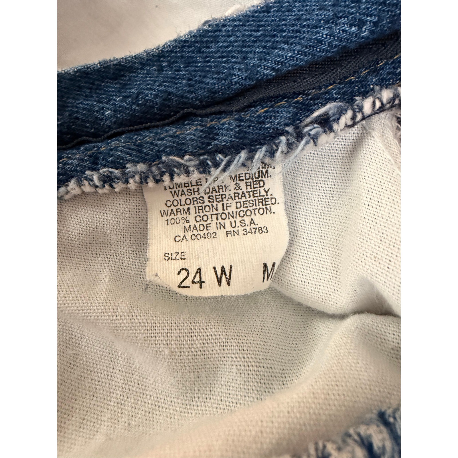 Vintage 90s Acid Wash Pleated Tapered Leg Jeans Blue Denim Plus Size 24W M USA