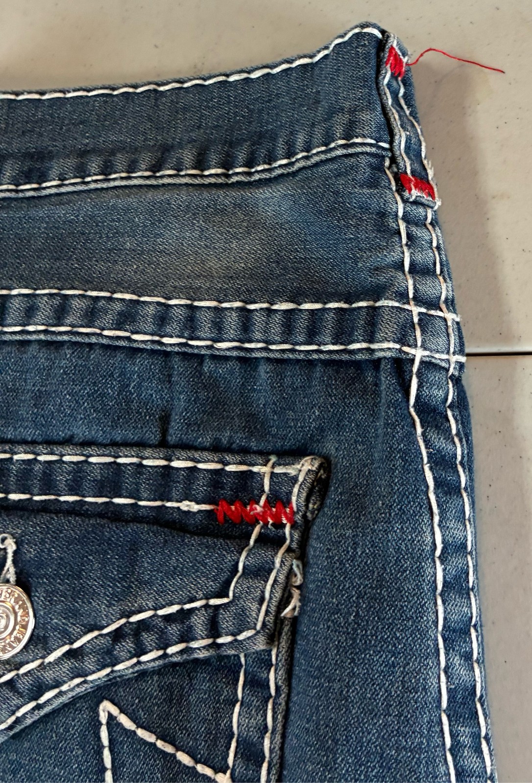 True Religion Ricky Super T Jeans Great Pair Super Look 36 Waist