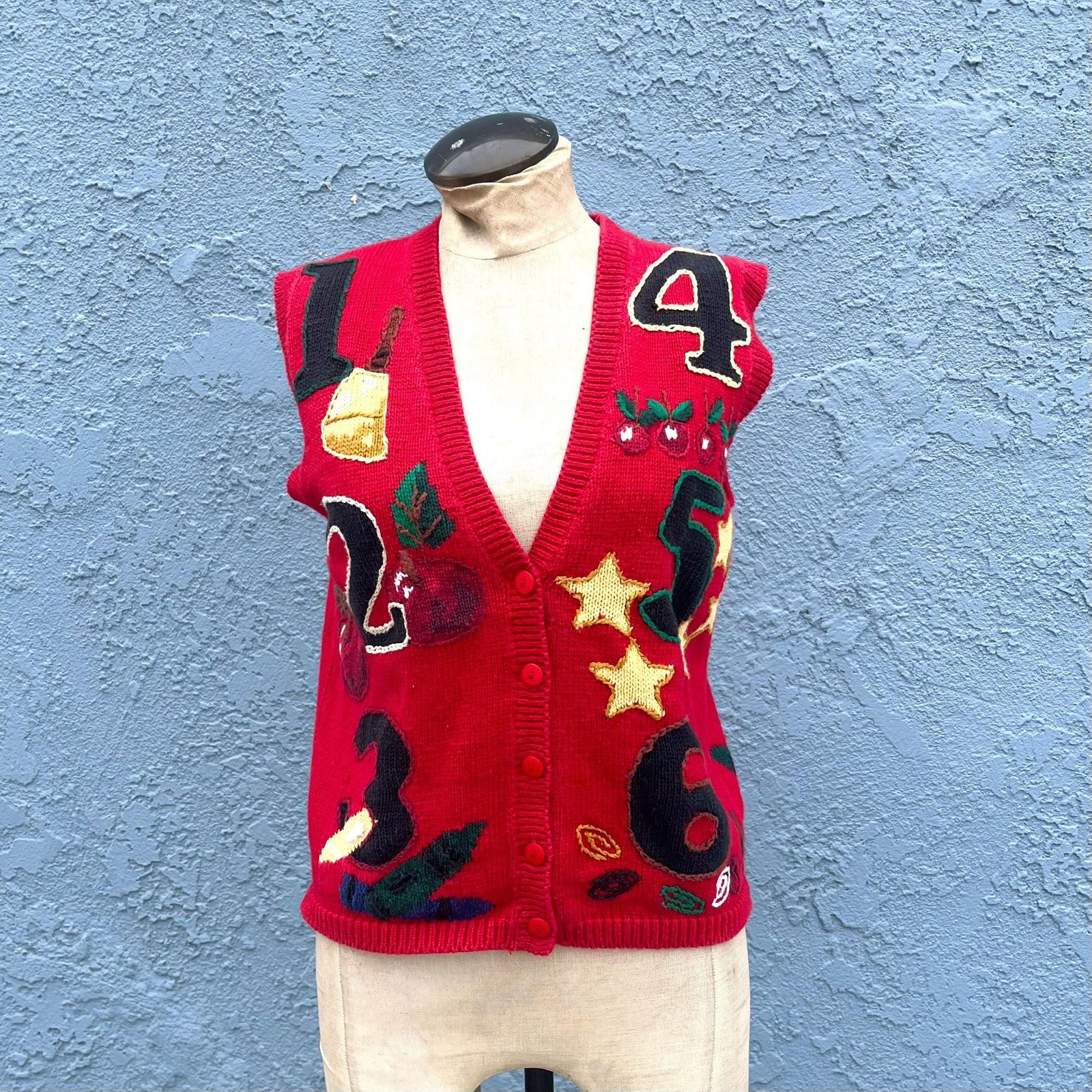 90s Women Sweater Vest Petite Small School teacher Talbots