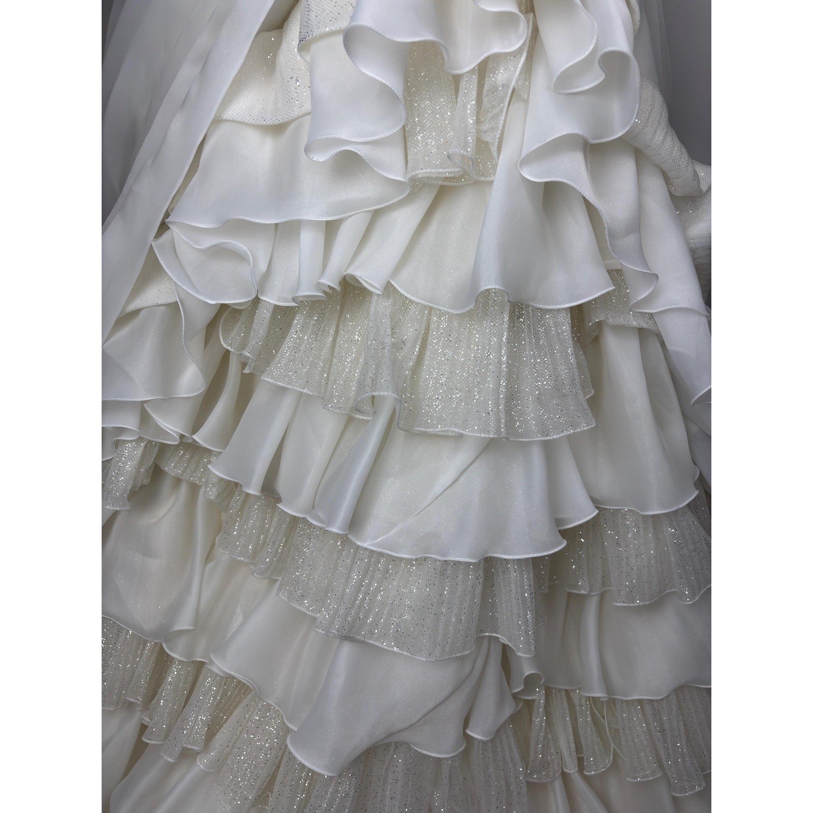 Vintage Princess Wedding Dress Bridal Ball Gown Fairytale Ruffle Wedding Dress