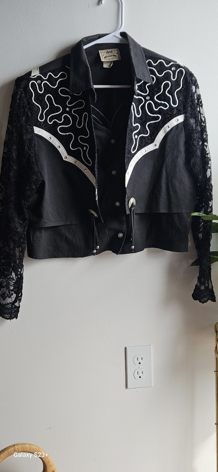 Vintage 1849 Women’s Black Western Embellished Authentic Ranchwear Jacket , Xl