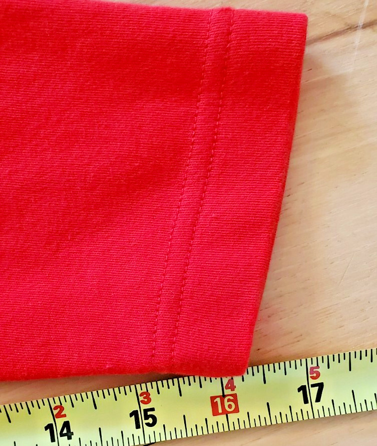 Vintage 1980s Christmas Red Dress Long 100% Cotton Sz 10 Silver Button Ann Tjian