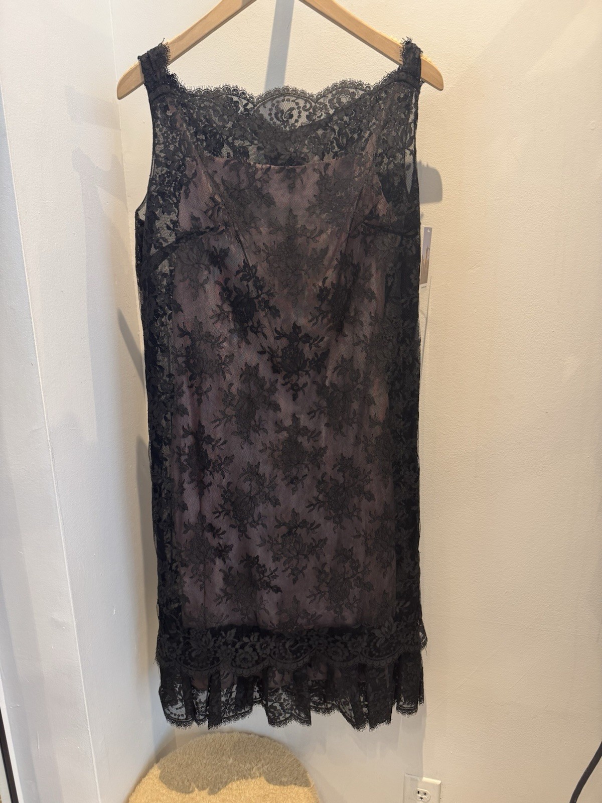 STUNNING TRUE VINTAGE 1950’s SUZY PERETTE LACE SLIP DRESS