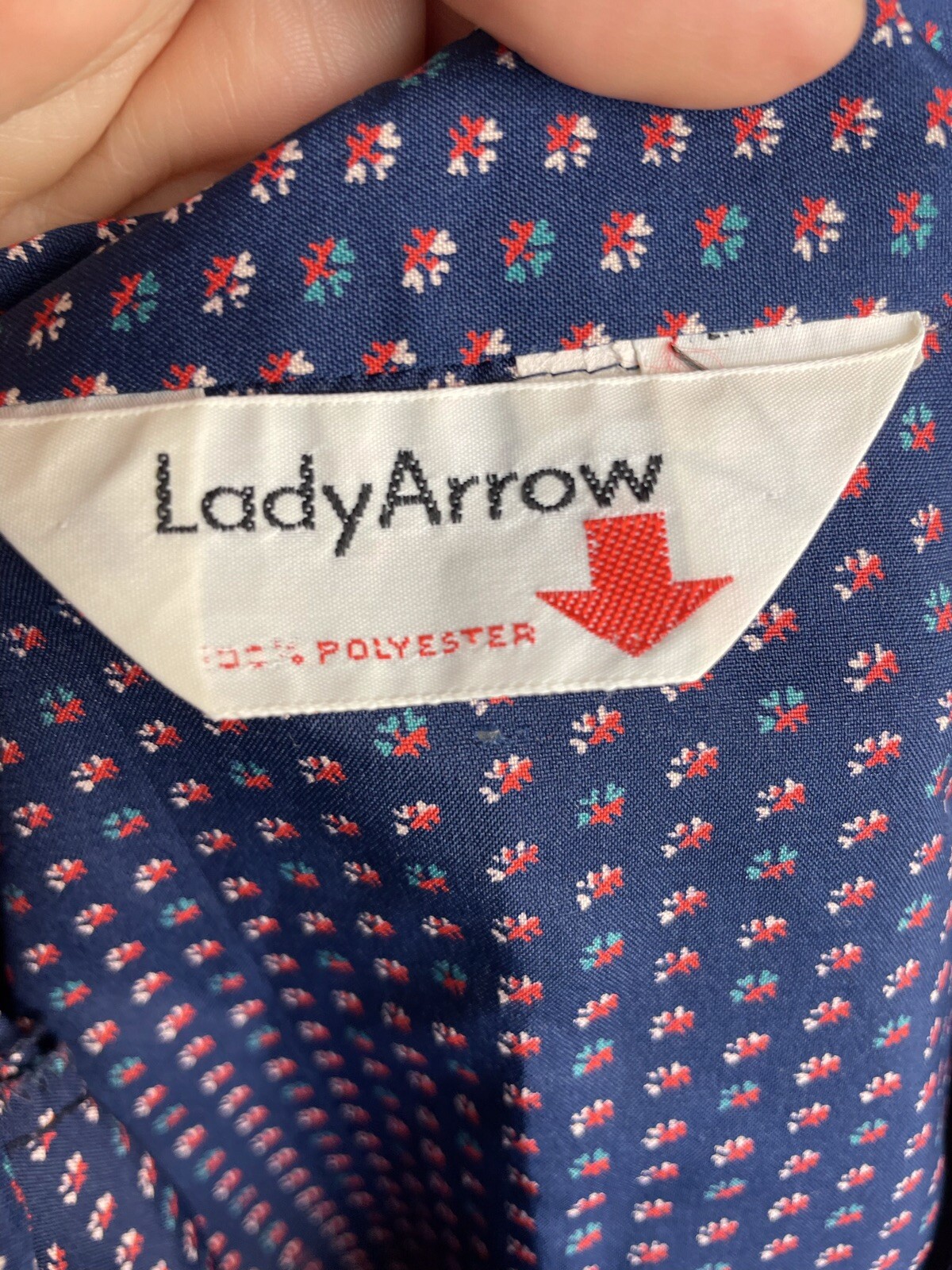 Vintage 80’s Lady Arrow Womens Blouse Floral Grandmacore Cottagecore Med