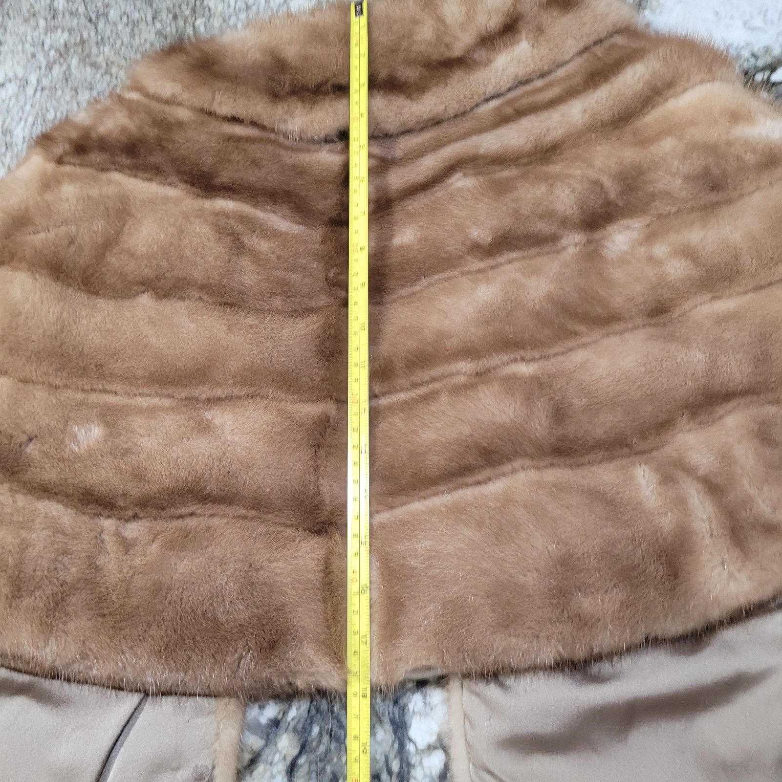 Vintage Mink Stole Cape 1950s 2 Pocket Macy Little Shop