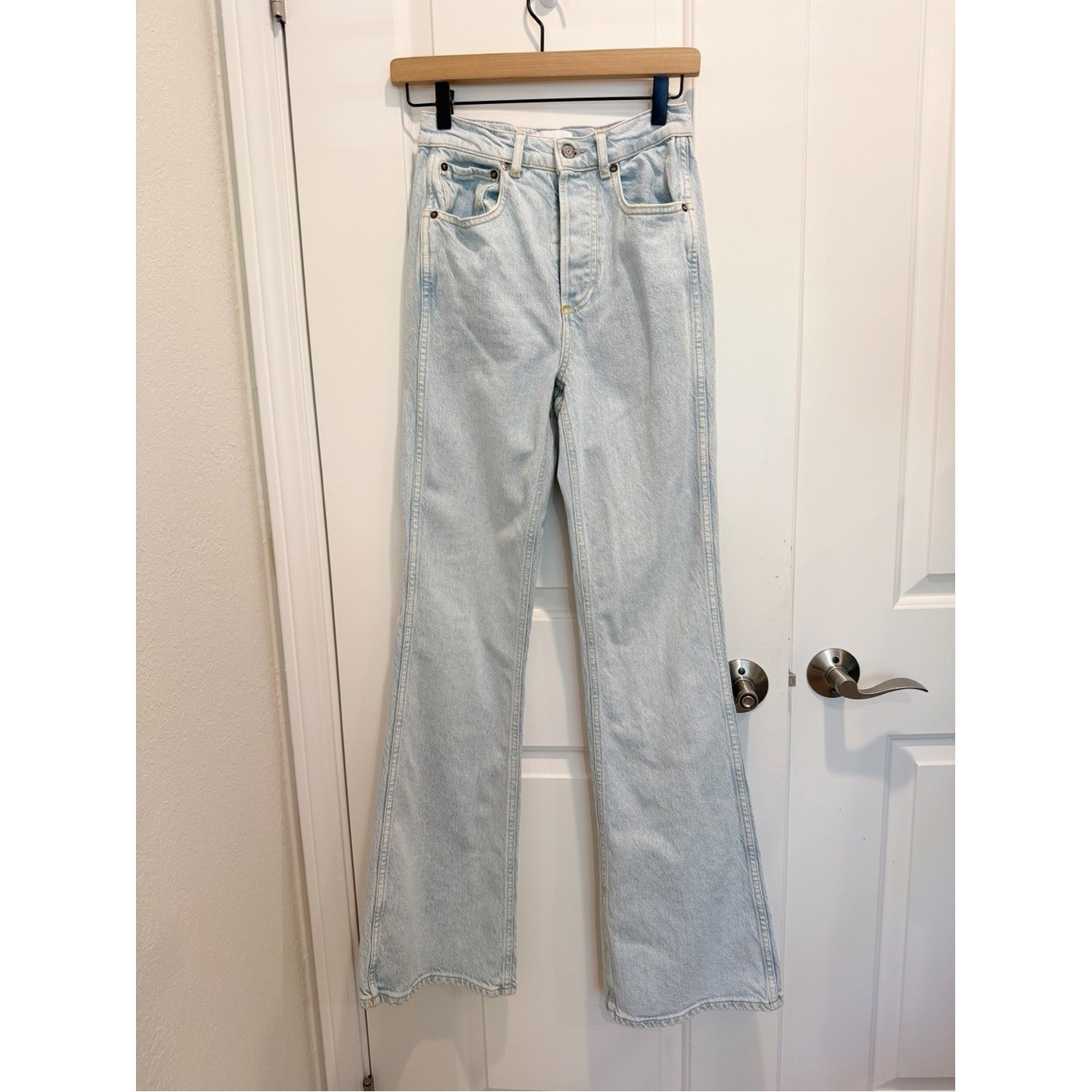 BOYISH The Ricky Peace Jeans in Flashback Wash size 24 High Rise Flare