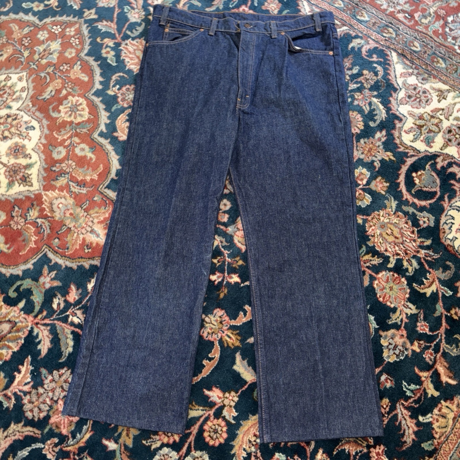 Vtg Levi’s Orange Tab 554 Women’s Jeans 38×28 USA Cotton 13” Rise 1980s