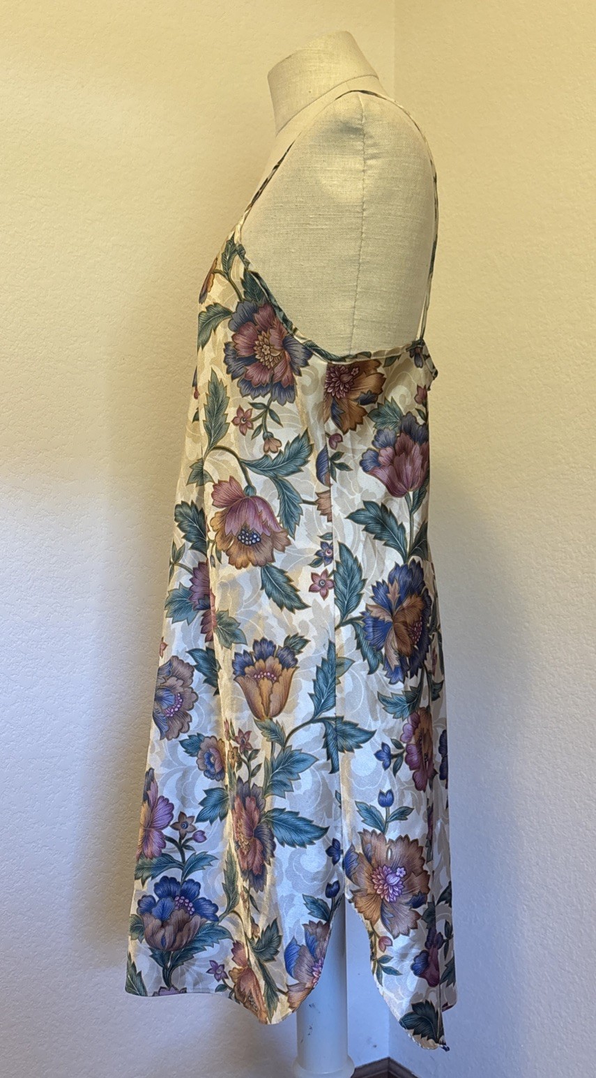 Dentelle Vintage Y2K 90s Floral Sz Large nightie Made in USA 13