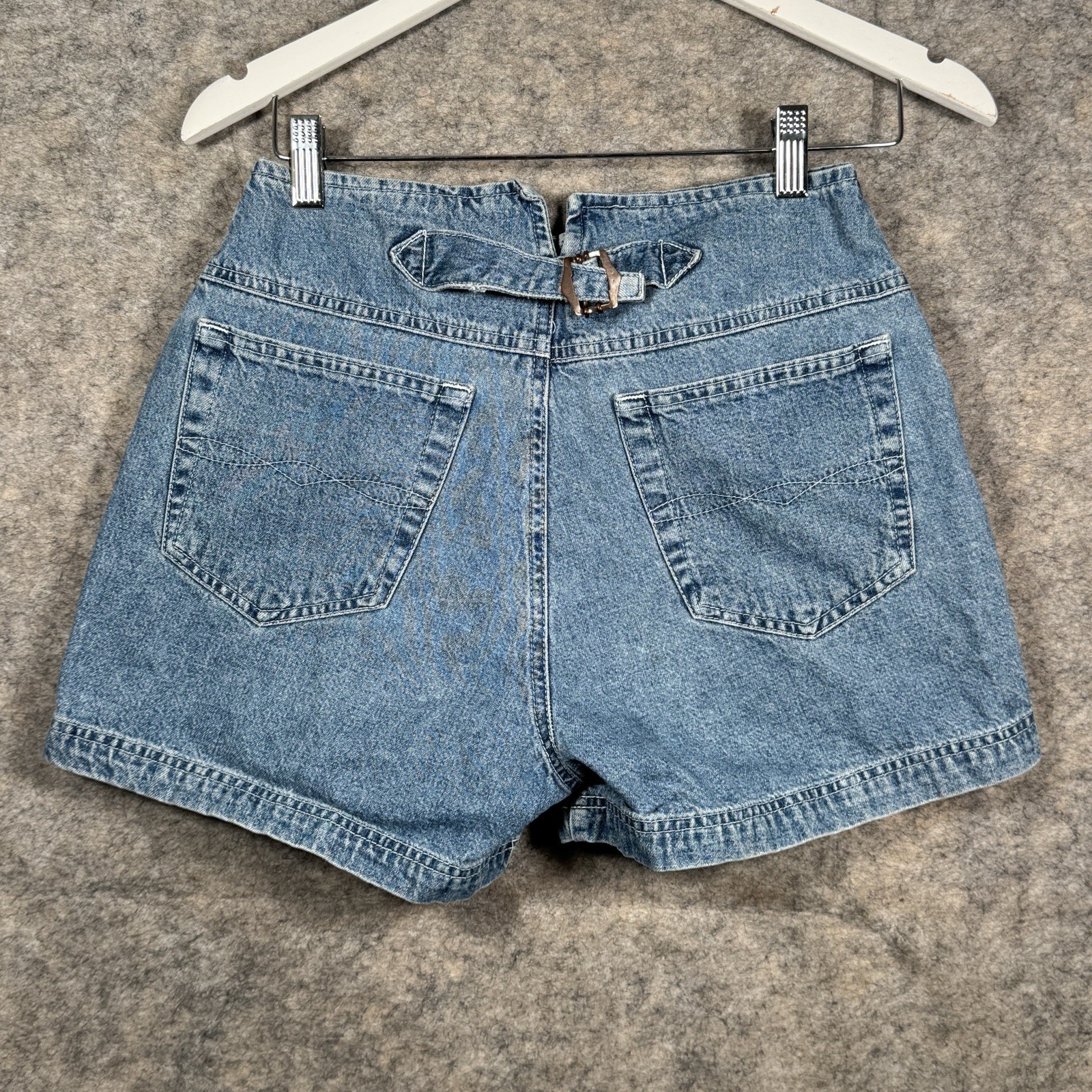 Vintage 90s Womens Canyon River Blues Button Fly Denim Shorts Size 5 26×3