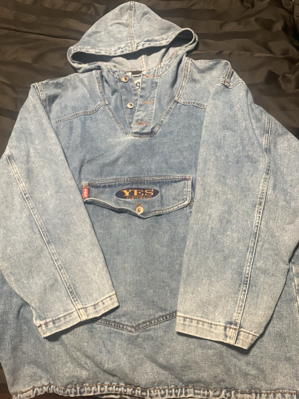 Yes Clothing Company Vintage Pull Over With Hooded Denim Jacket