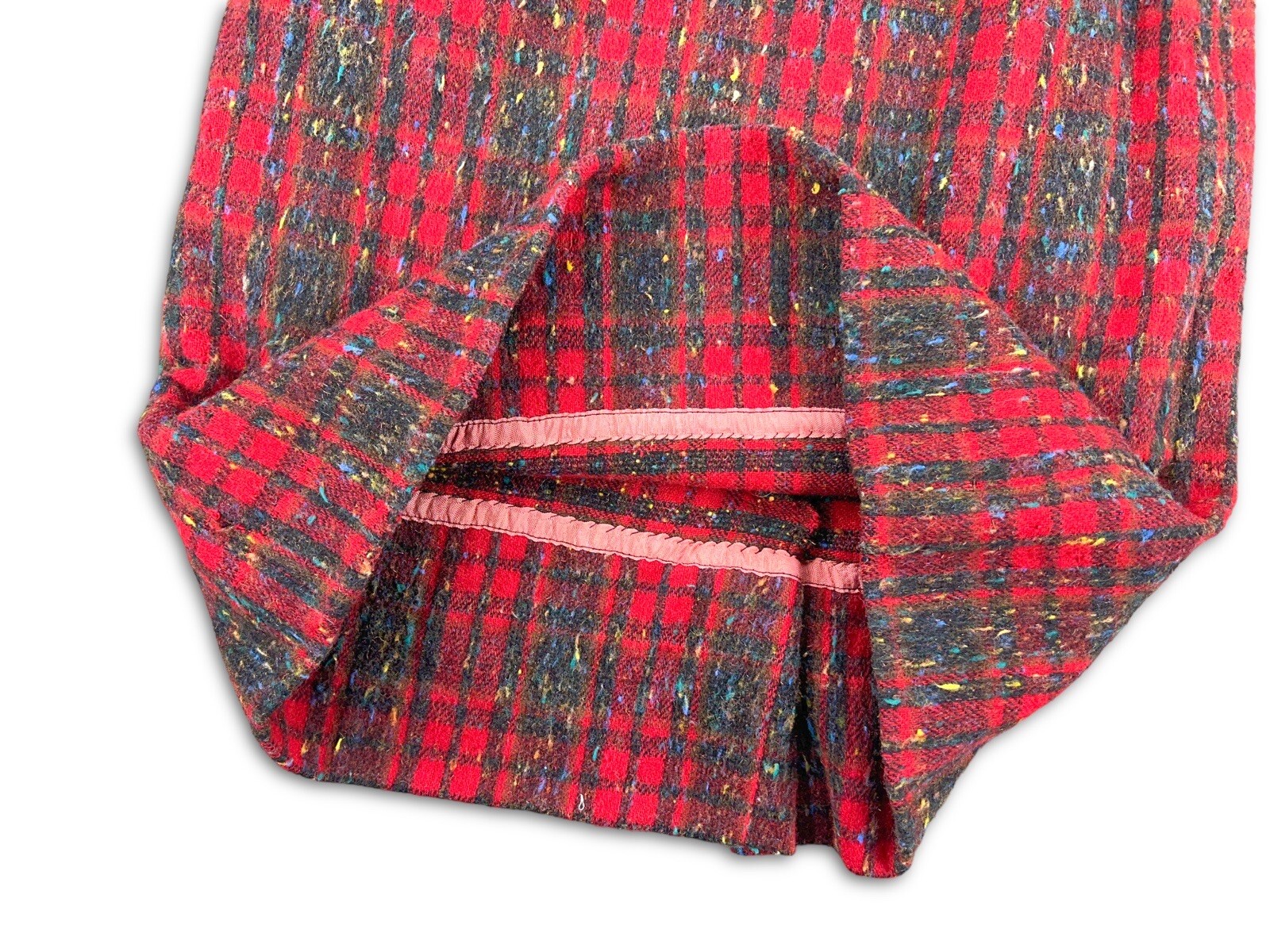 Vintage Century Boston Skirt Womens Tweed Wool Blend A Line Midi Ladies 24”