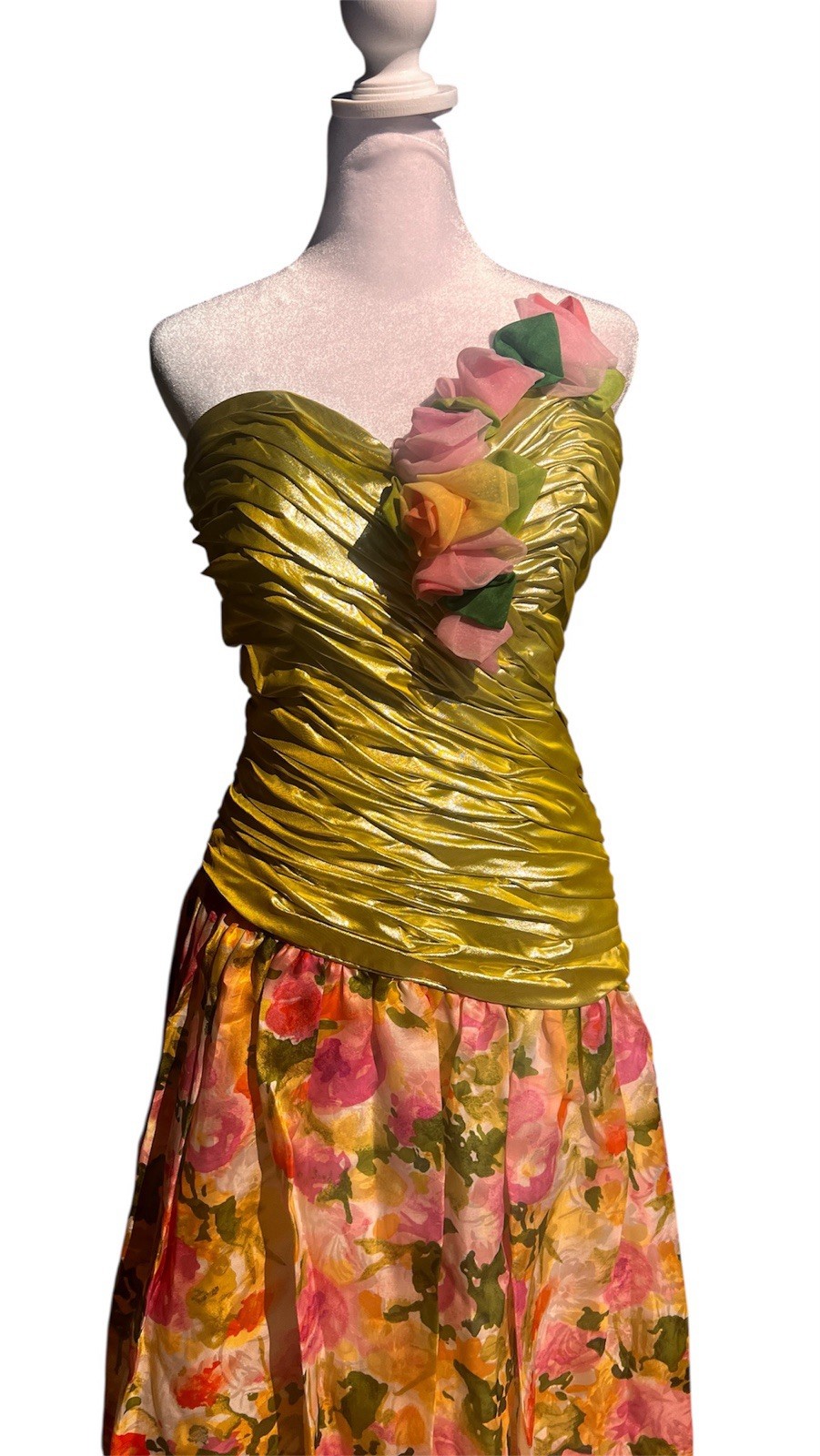 Vintage Exquisite Eugene Alexander Floral Fairy Silk Organza Gown!!! Size 4 Sml